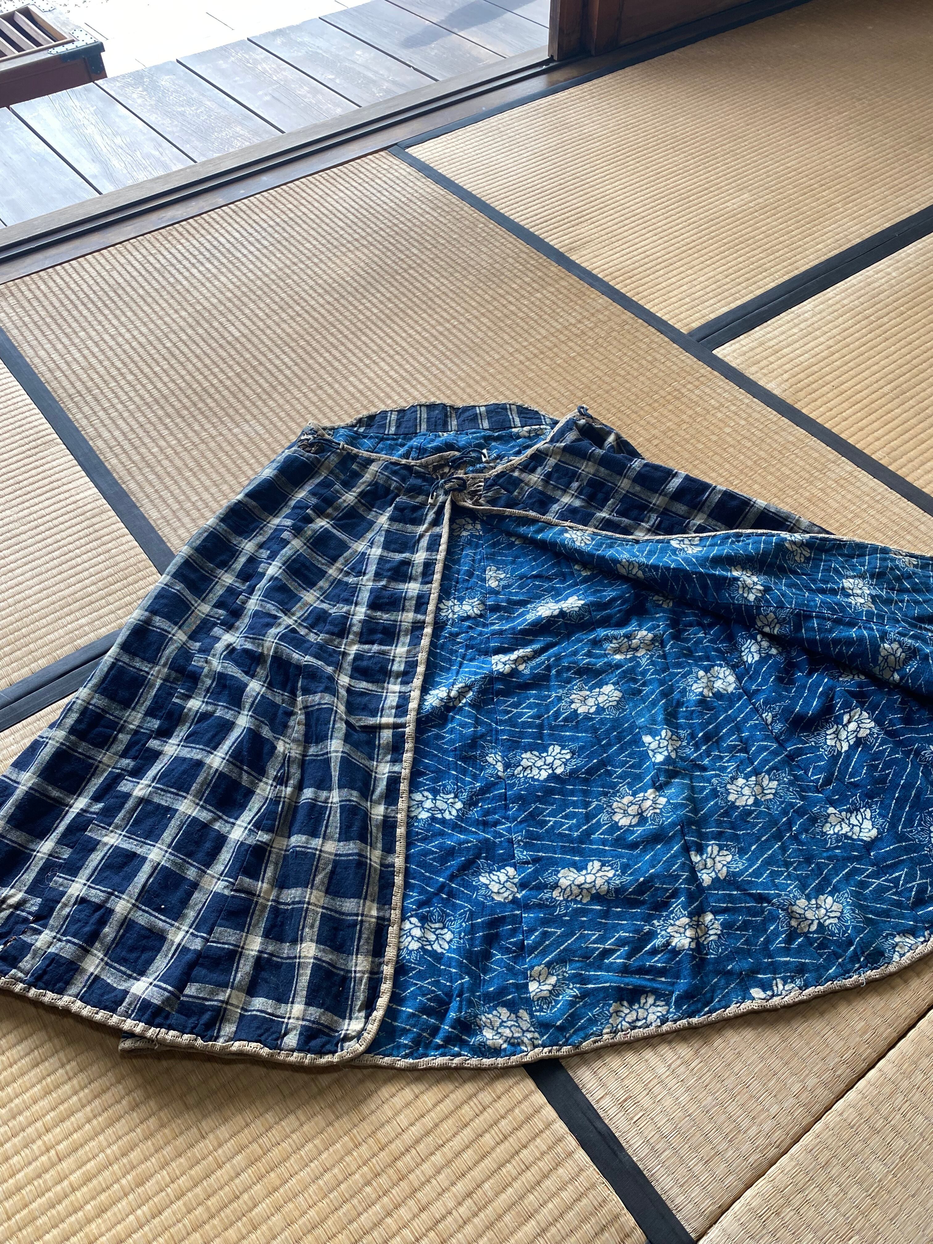 股旅 道中合羽- Japnese old raincort | 昔古布工房 Tsunami