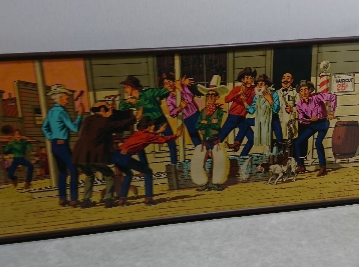 リーバイス バナー 広告 額入り 特大 希少 levi's banner 50s vintage