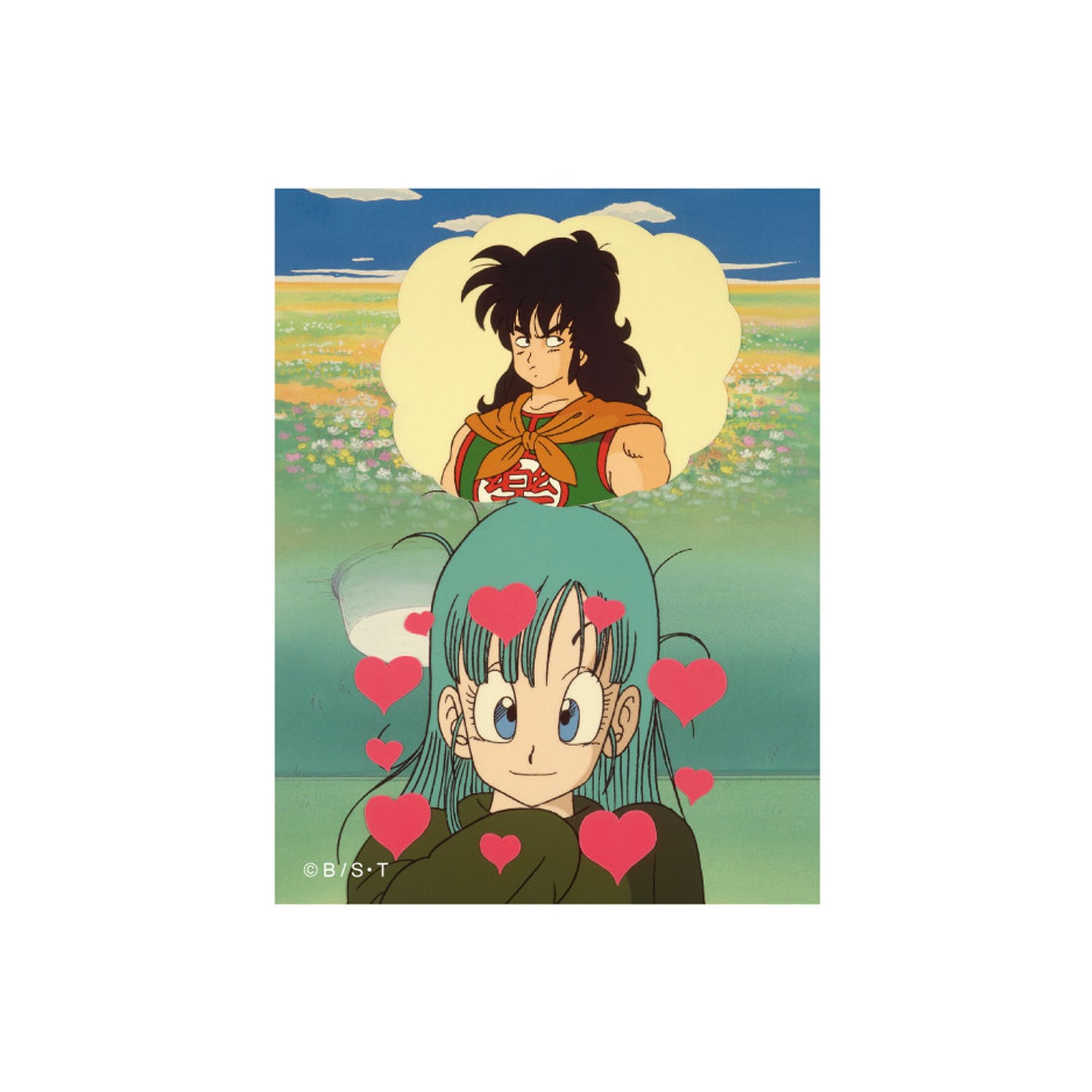 ドラゴンボール ブルマとヤムチャ キャラクターステッカー