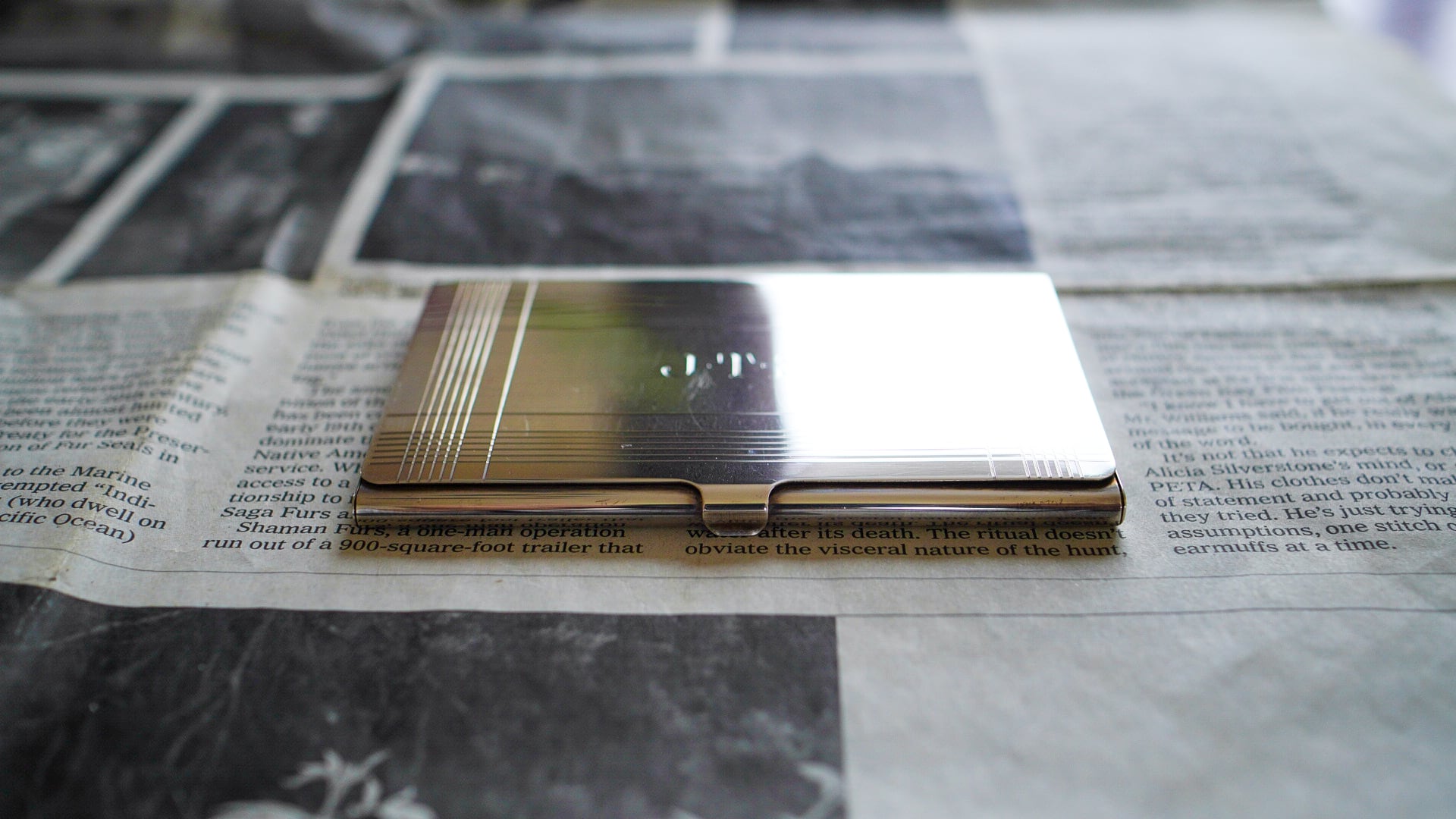 VINTAGE】TIFFANY&Co. ティファニー エンジンターン ビジネス カード