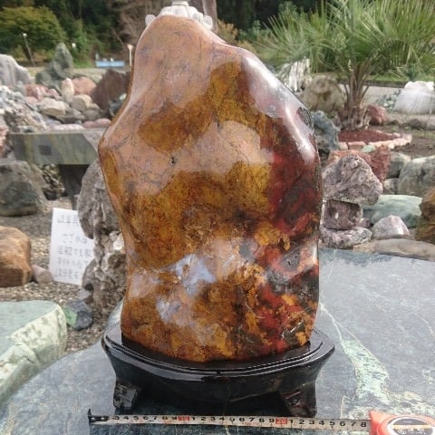 青森産錦石13.9キロ 鑑賞石 原石 パワーストーン 鉱物 宝石 置物