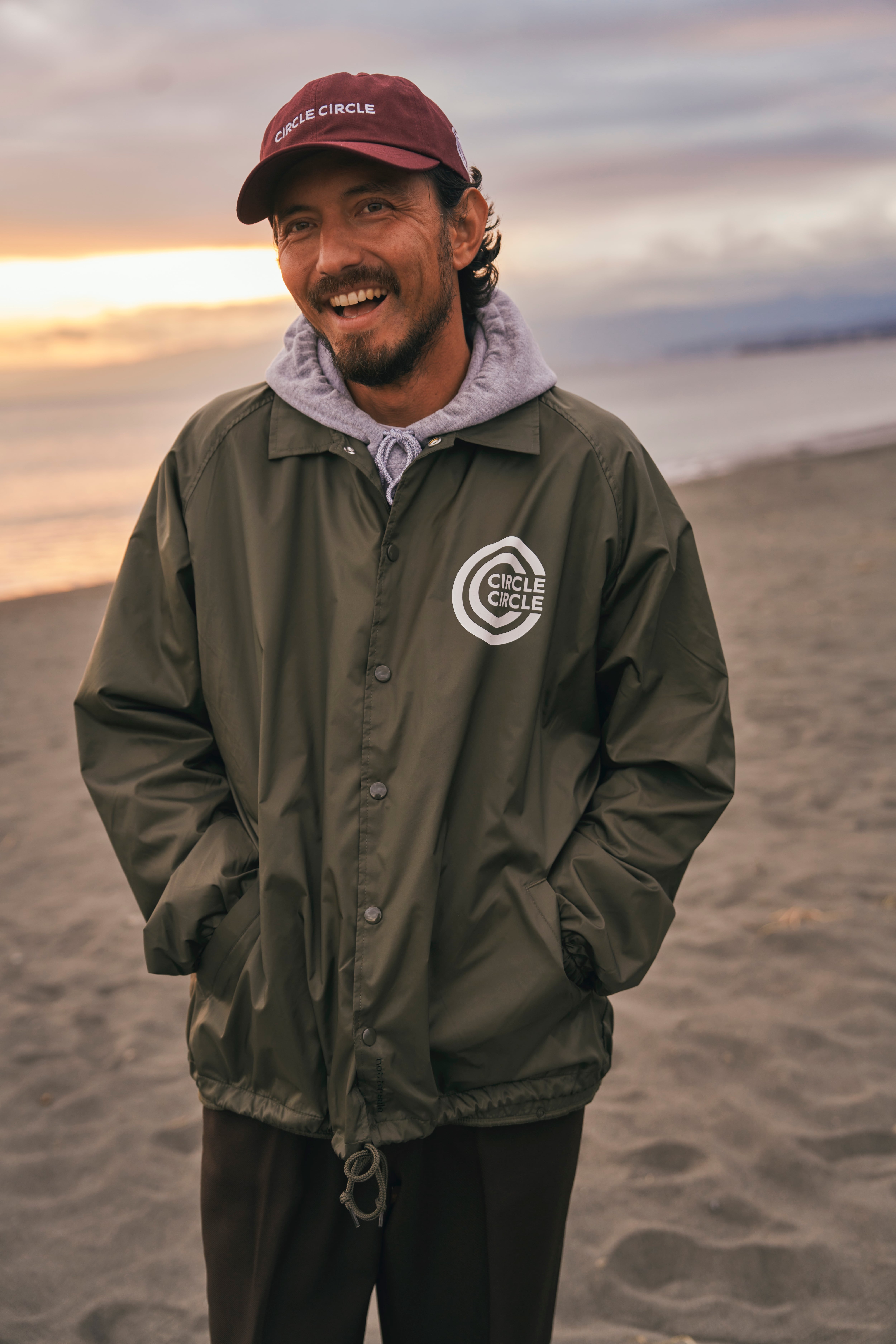 CC PROMOTIONAL LOGO COACH JACKET | CIRCLE CIRCLE