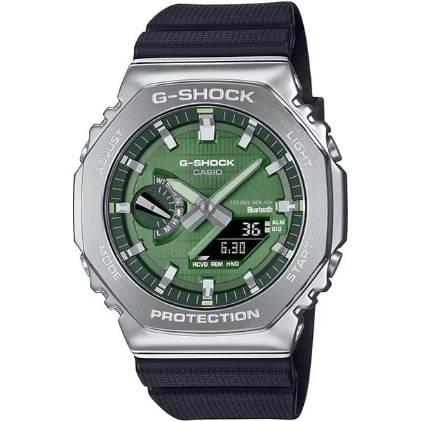 カシオ G-SHOCK GBM-2100A-1A3JF グリーンダイヤル タフソーラー