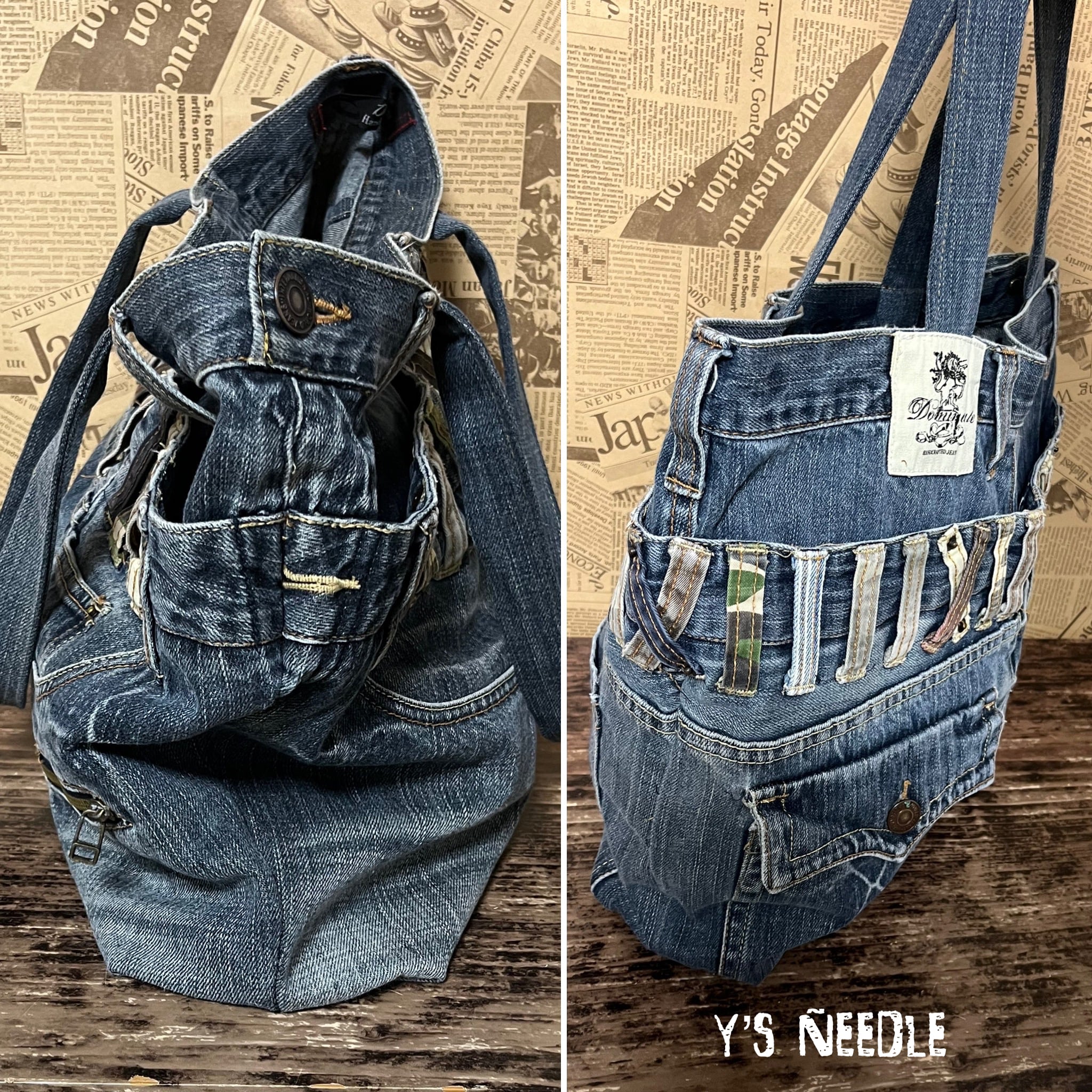 デニムリメイク トートバッグ | Y's Needle