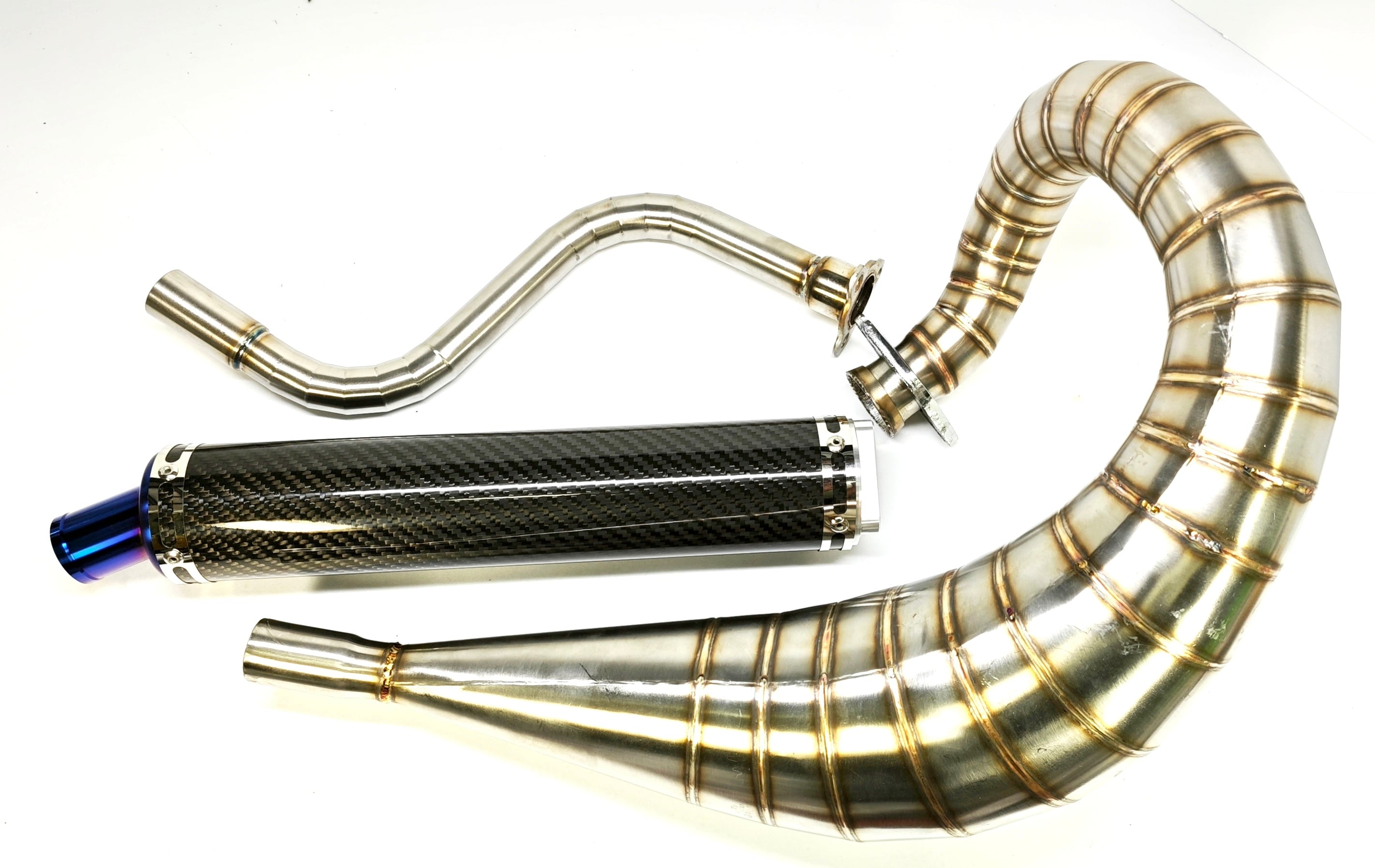 zレーシング製 超軽量 ksr2用アップチャンバータイプ2 カーボン