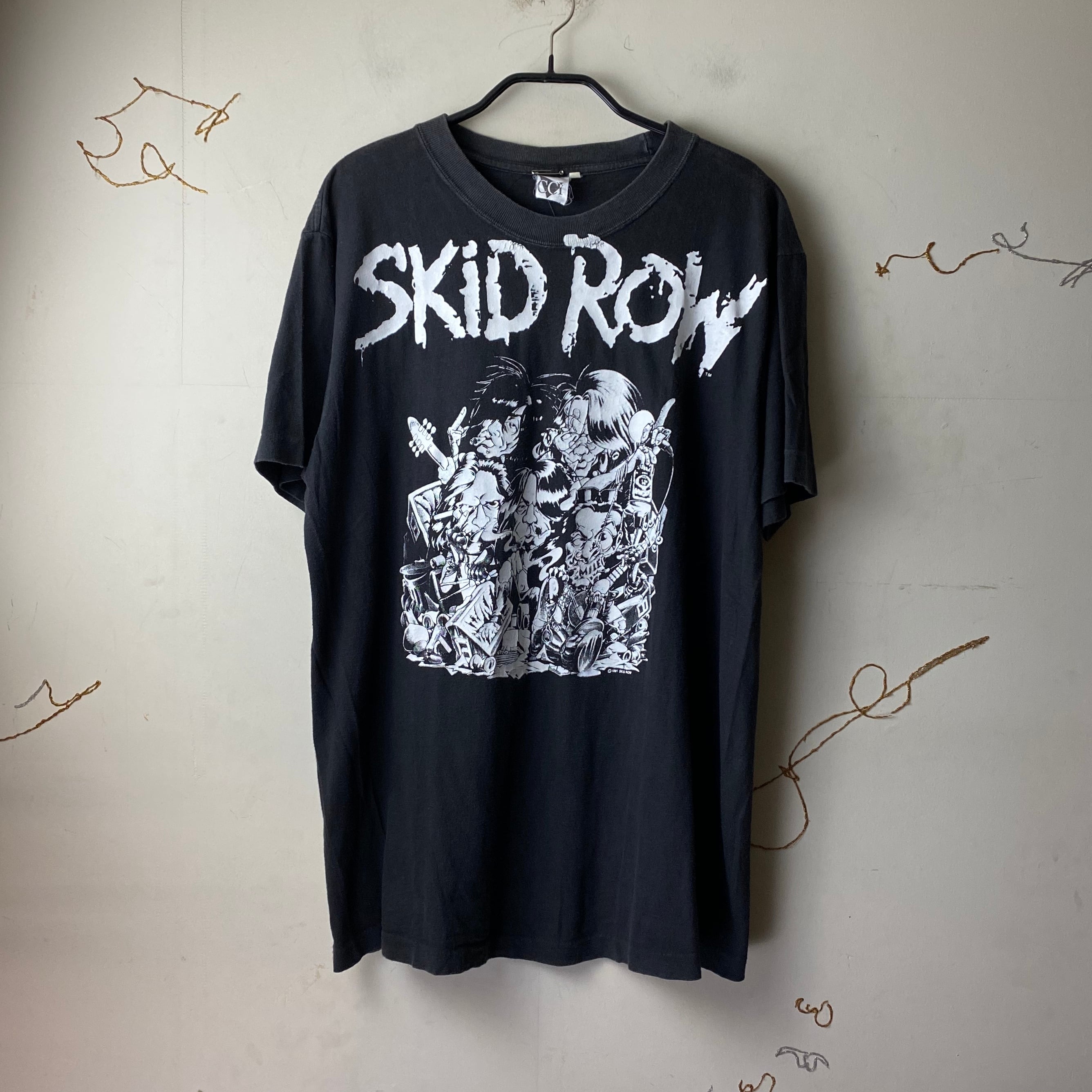 vintage 1991's SKID ROW japan tour music tee | NOIR ONLINE