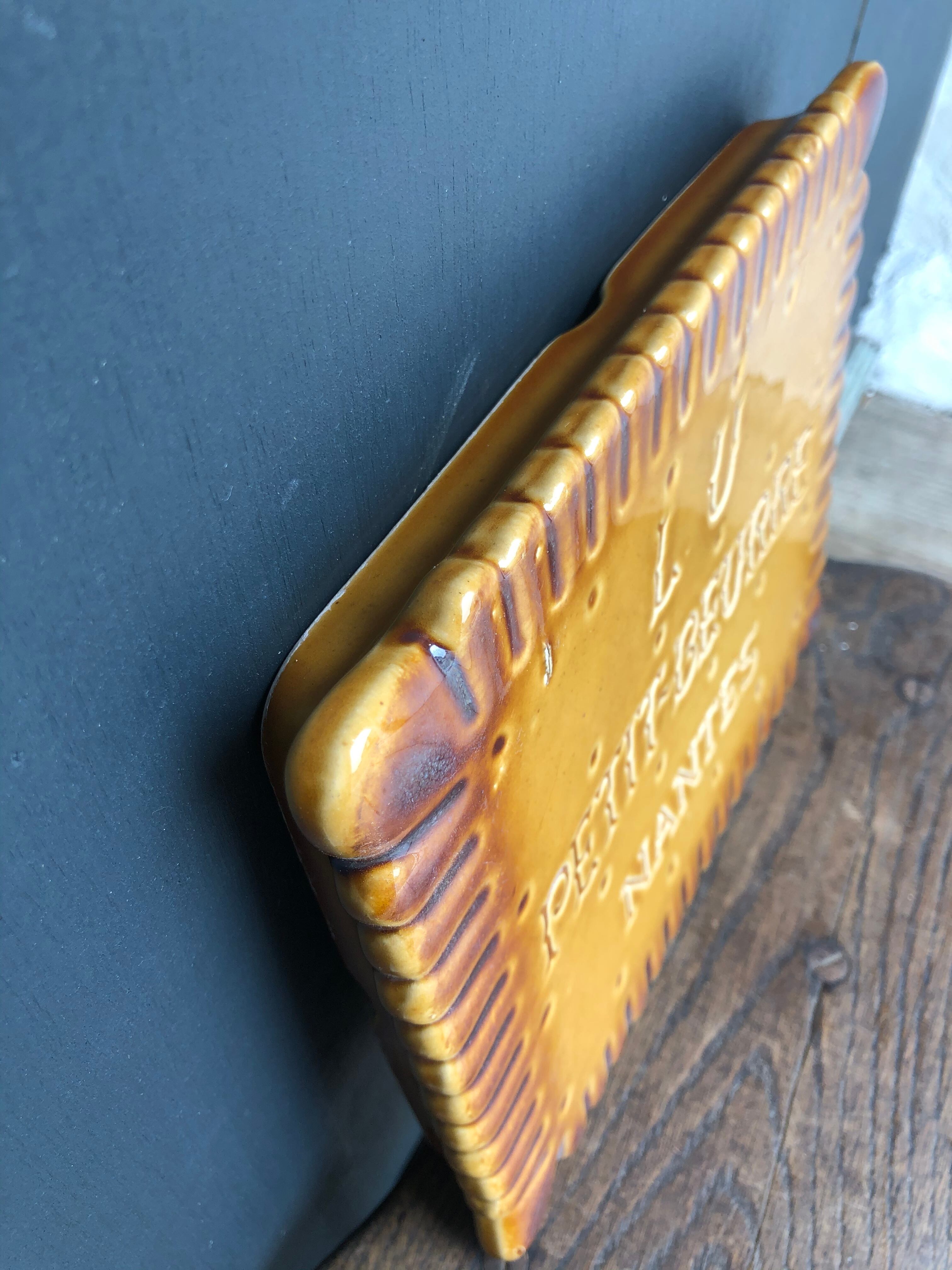 LU ビスケット プレート 陶器 | Brocante de La Cocotte （フランス