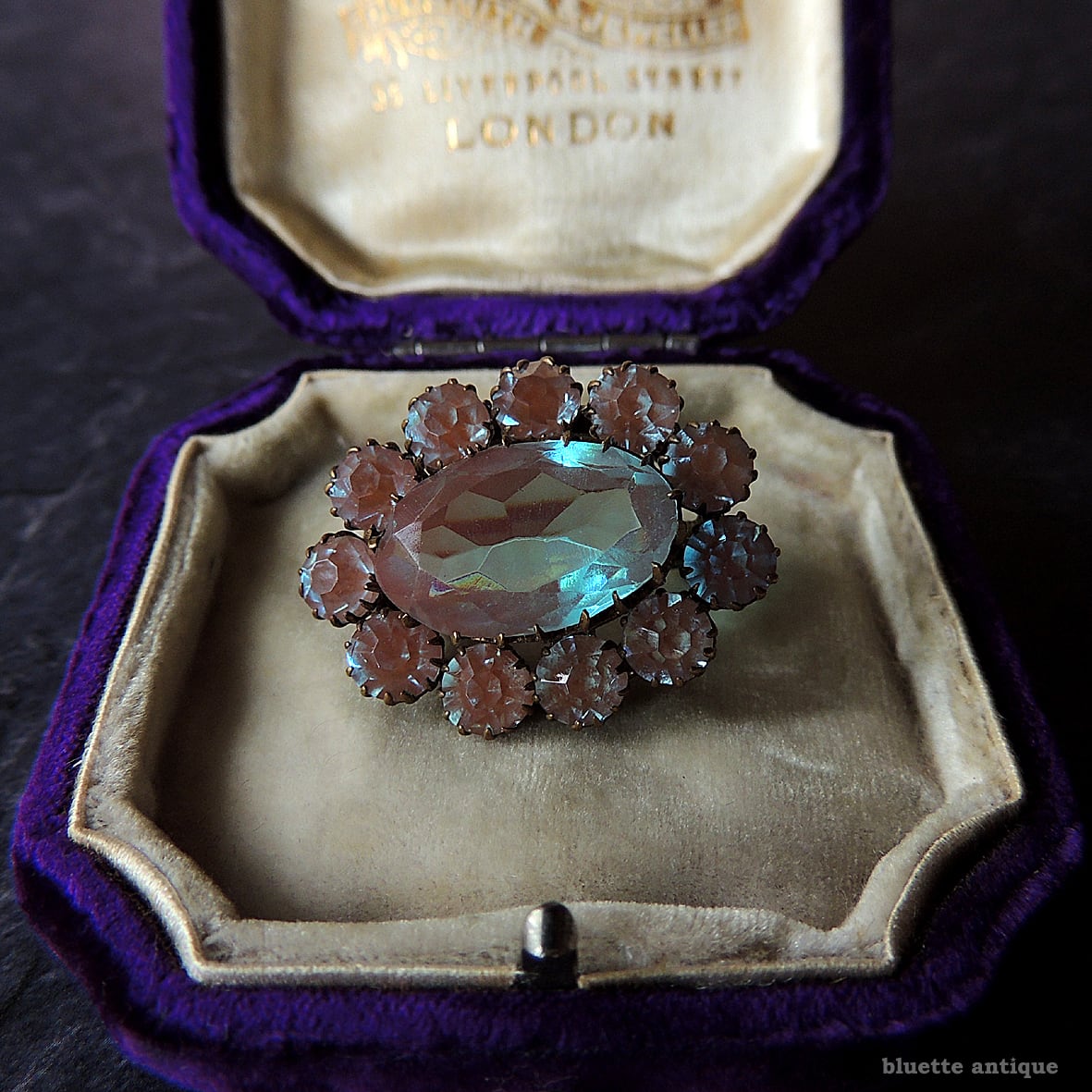 アンティークジュエリー サフィレット ブローチ | アンティーク