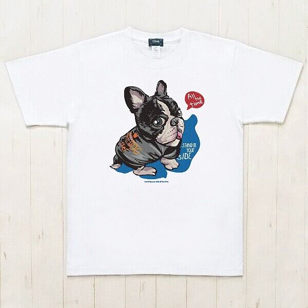 7営業日以内に発送】ITEM028-C フレンチブルドック 飼い主様用 半袖T