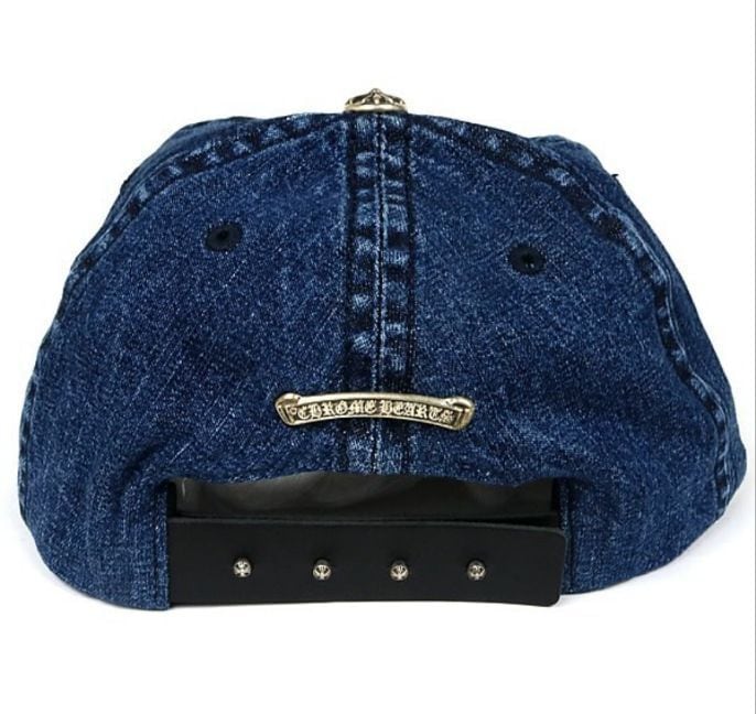 CHROME HEARTS クロムハーツ ダガー刺繍 トラッカーキャップ デニム