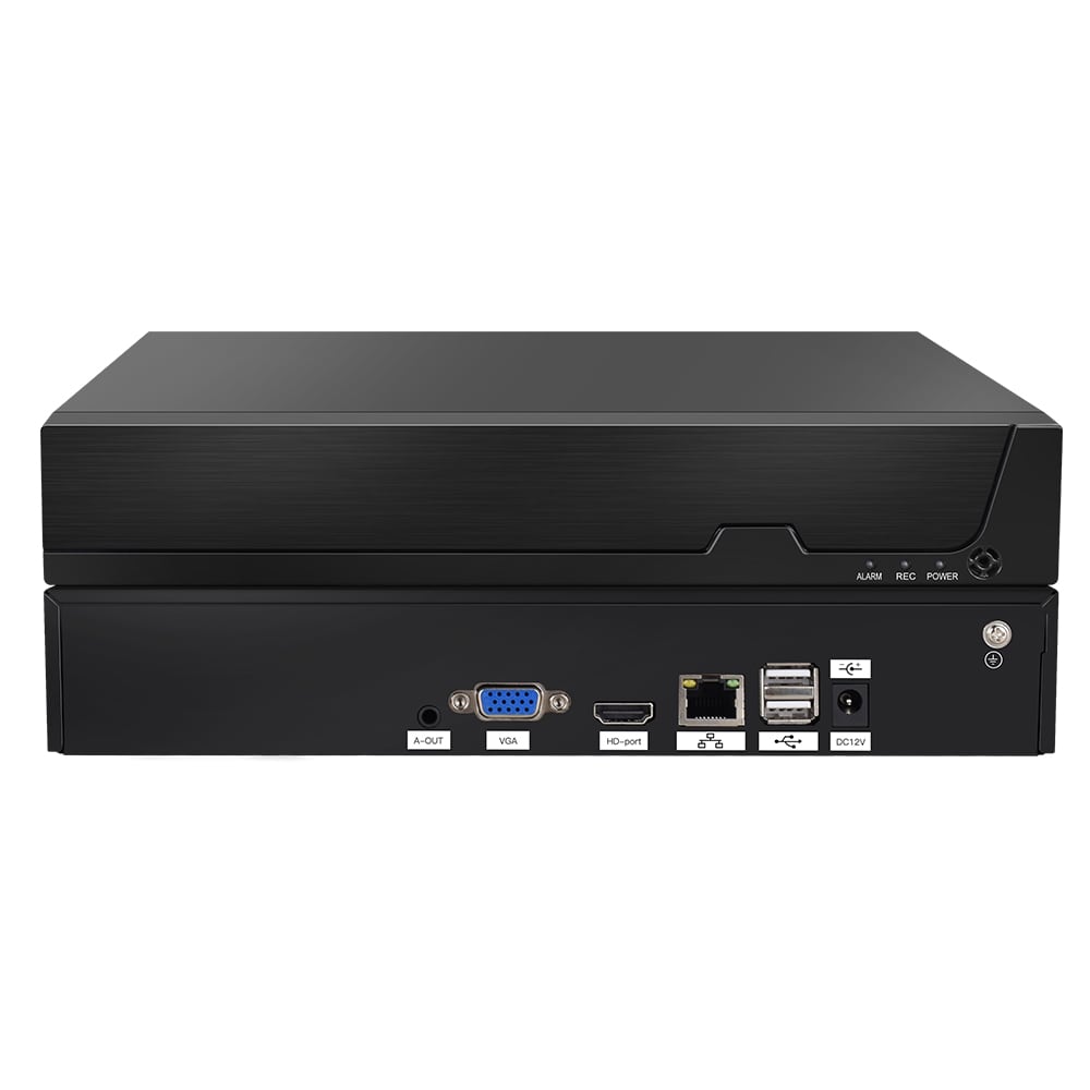 NVR ネットワークビデオレコーダー 16ch IP ONVIF形式 スマホ対応 HDD