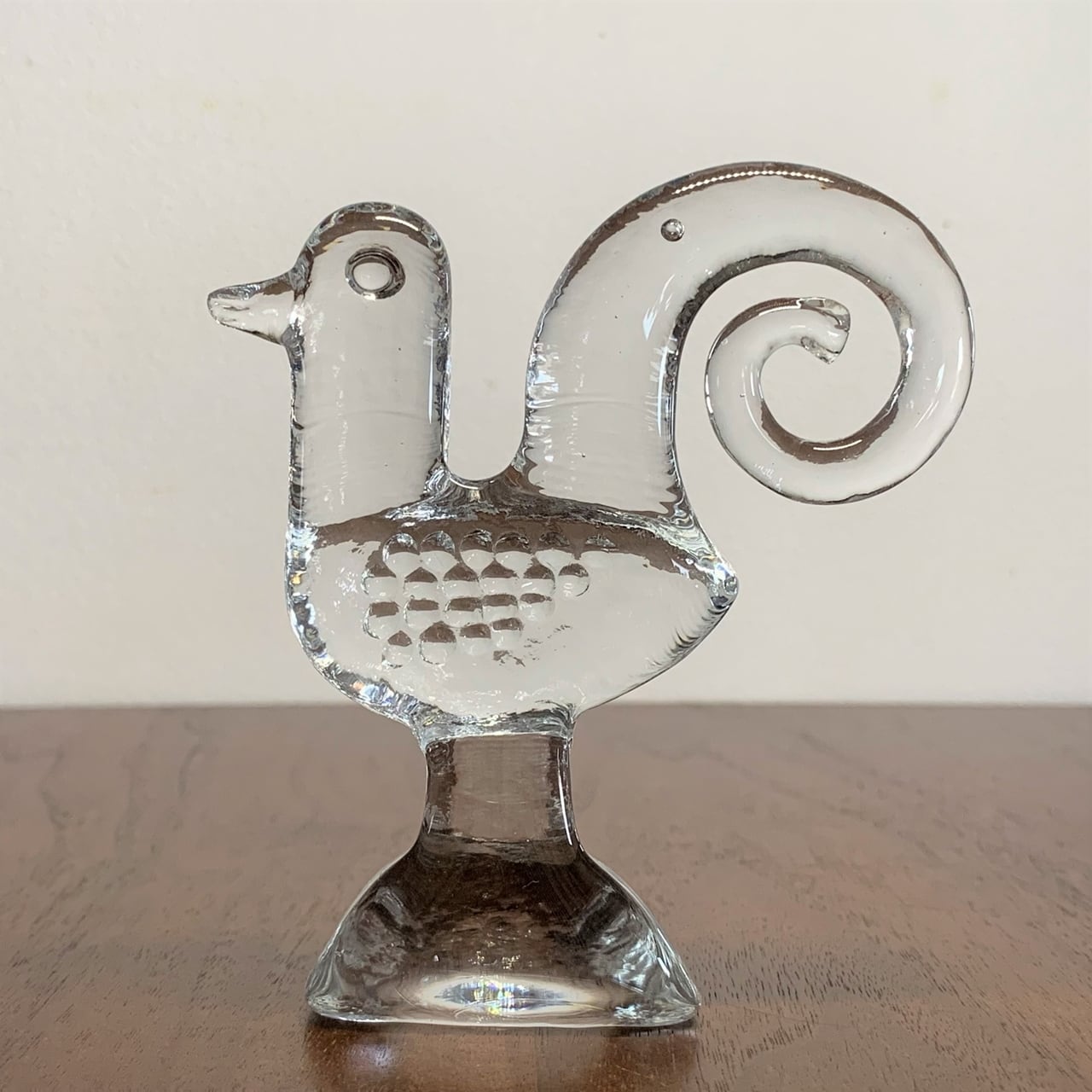 コスタボダ ガラスの鳥 ペーパーウェイト / Kosta Boda Zoo series