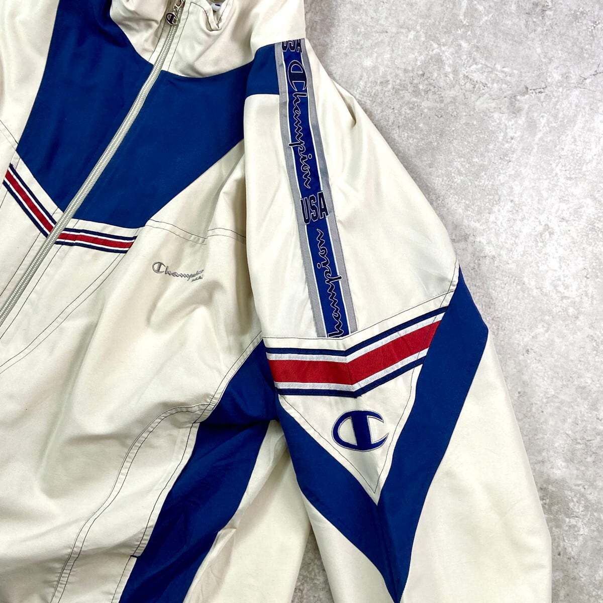 90年代 Champion U.S.A. チャンピオン ブルゾン トラックジャケット