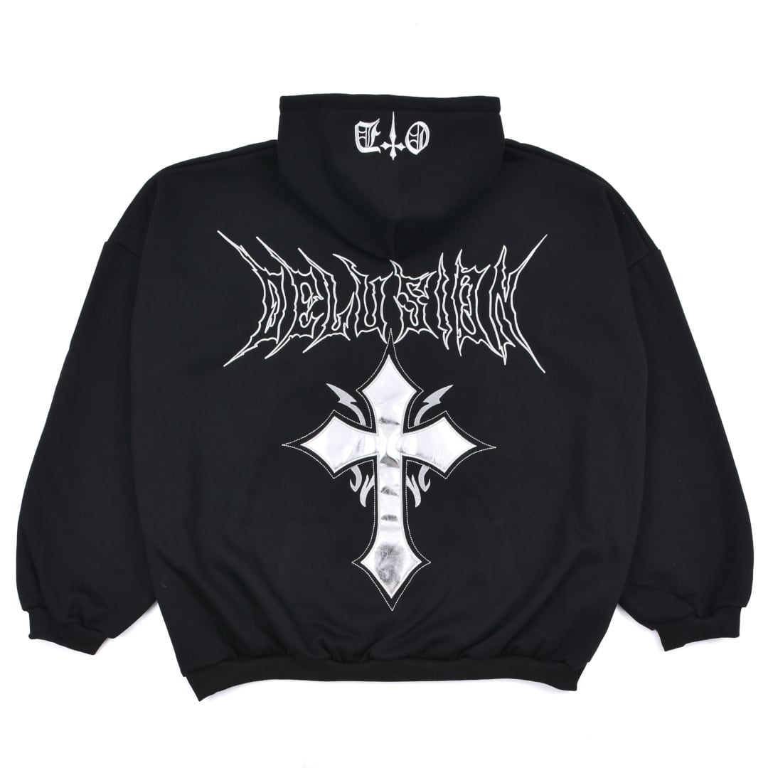 メタルクロスZIPパーカー(裏起毛) | VOLCAN&APHRODITE