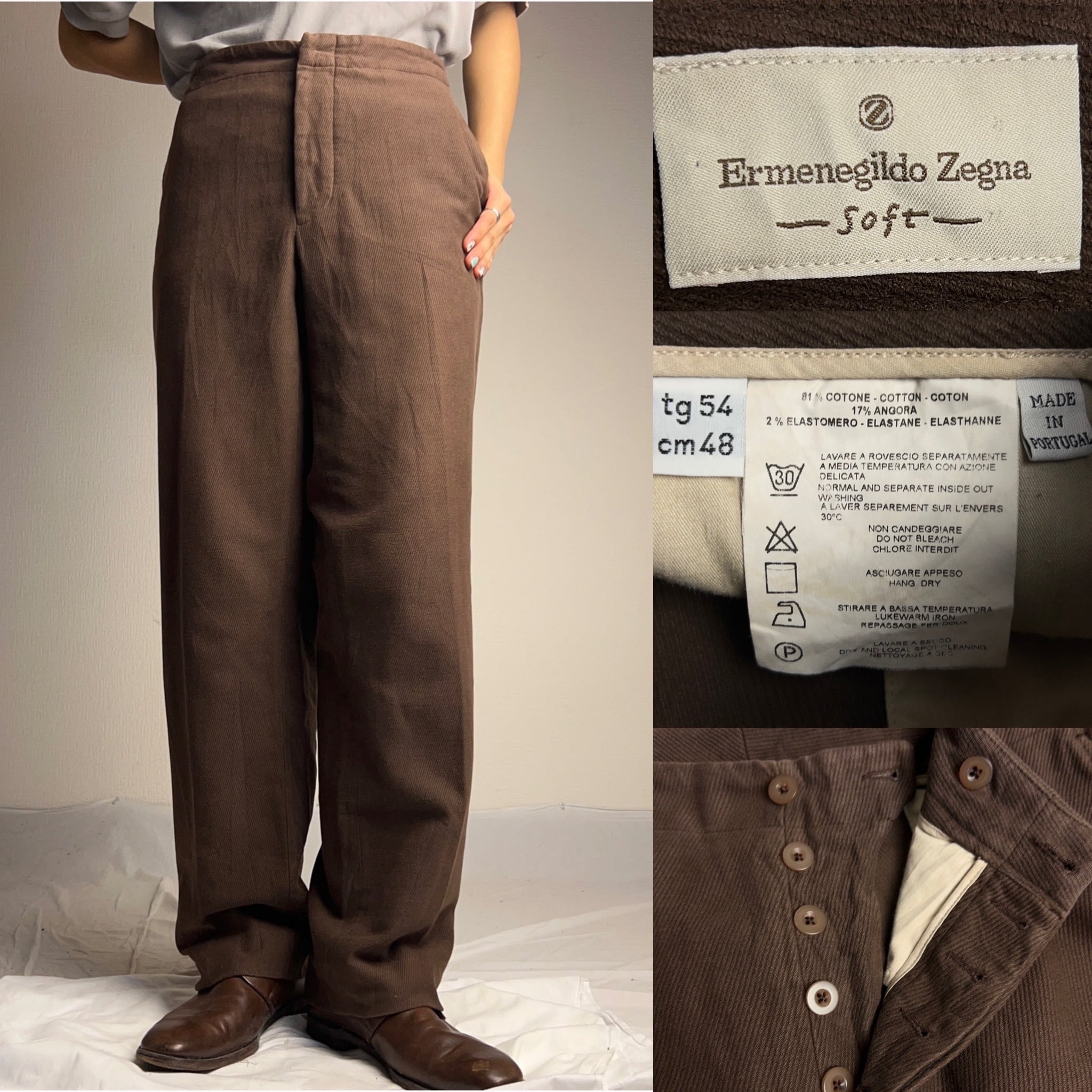 Ermenegildo Zegna” SIDE ADJUSTER PANTS【0725A17】 | 【公式】Thrift