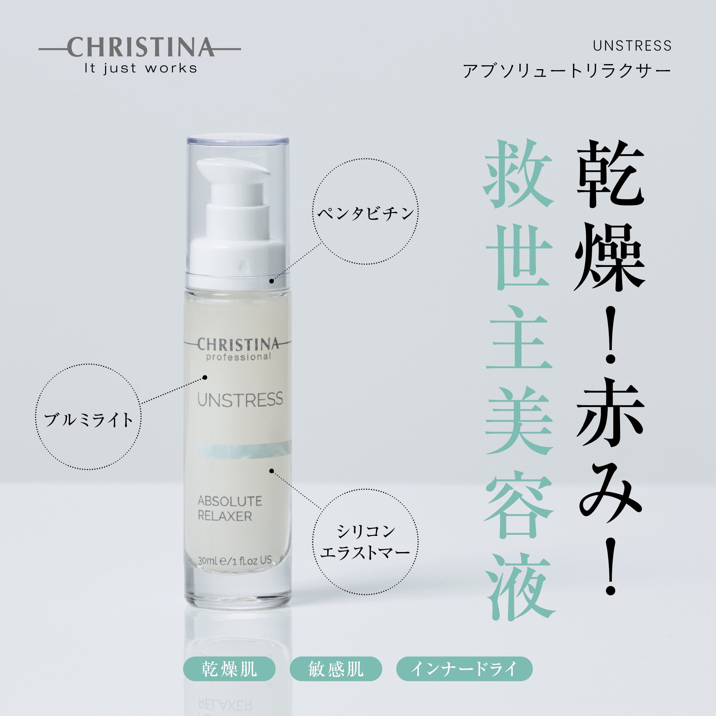 CHRISTINA】ハーモナイジングナイトクリーム フォーアイ&ネック【UN