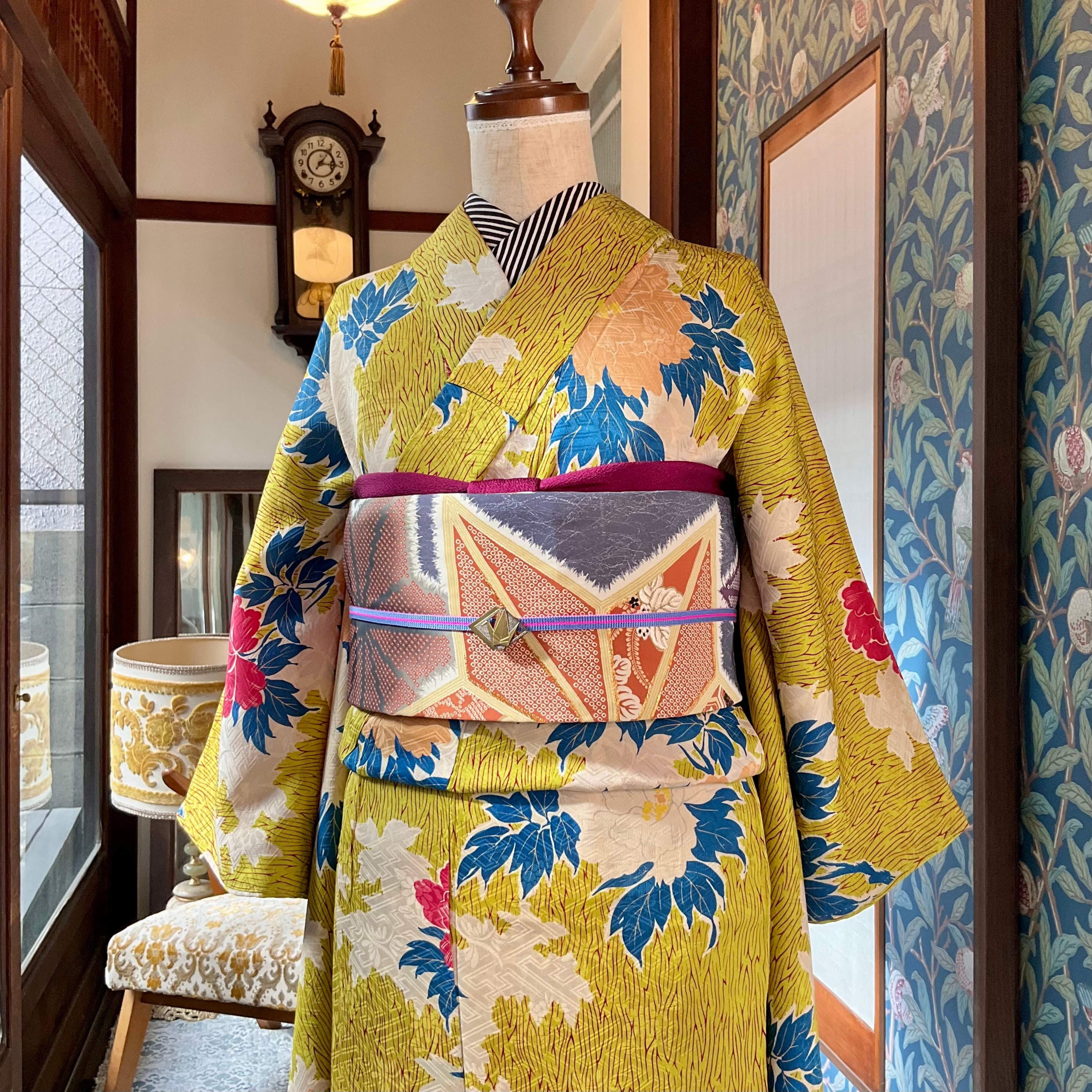 peony × grain ＊牡丹 芥子 辛子 カラシ マスタード イエロー 黄色