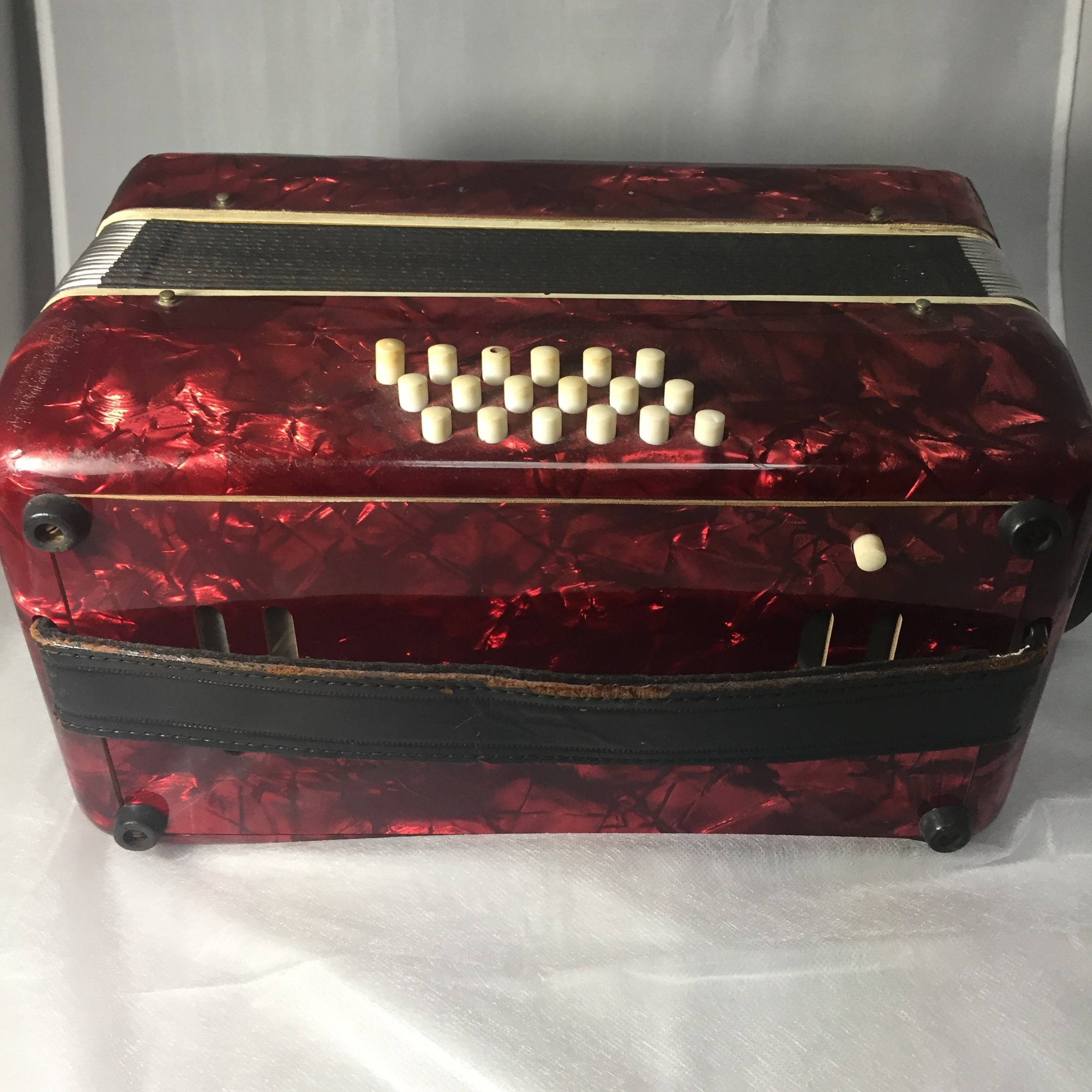 昭和レトロ 金魚柄セルロイド製 トンボ アコーディオン no.28 | 路地裏