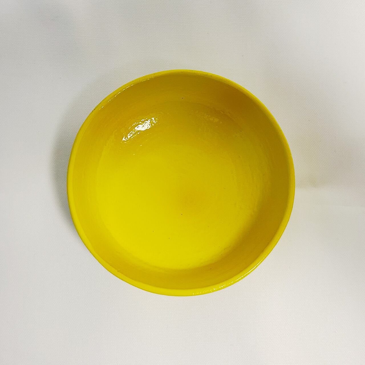 小鉢【黄交趾】（こばち・きこうし）10.2cmサイズ 割れない 欠けない