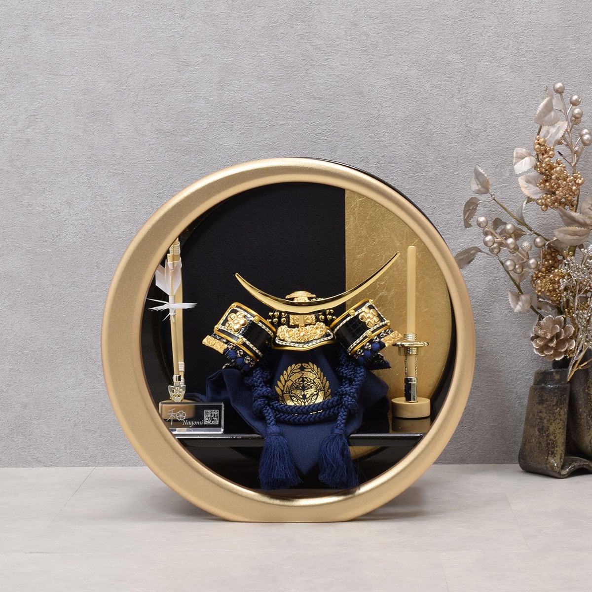 兜飾り【月光】伊達政宗｜おしゃれ｜スタイリッシ｜モダン｜コンパクト