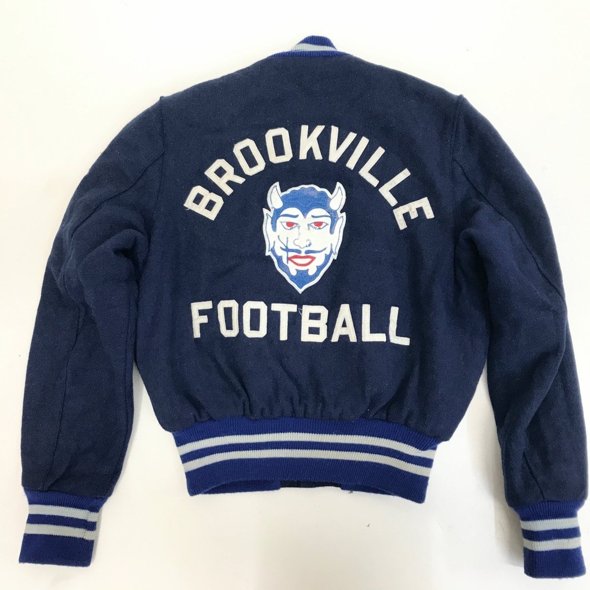 DeLONG デロング スタジャン 90〜 00年代 ウールメルトン DEVIL パッチ