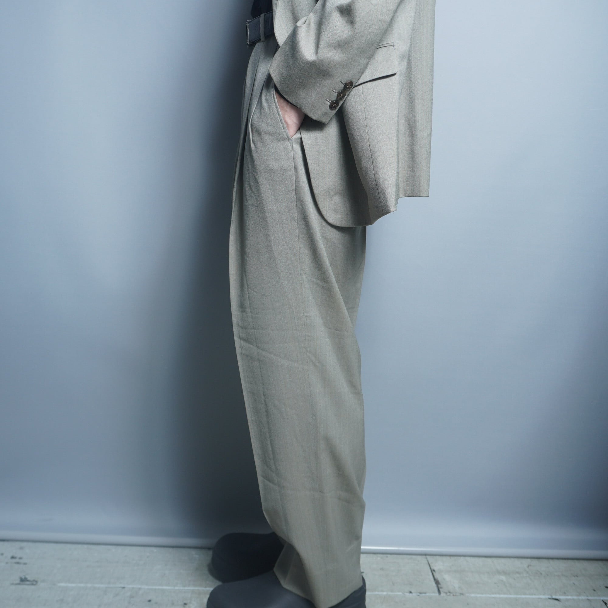 Christian Dior】クリスチャンディオール ウールセットアップスーツ