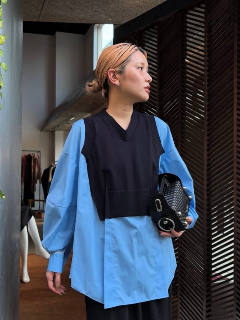 25AW】ENFOLD エンフォルド / FAKE-LAYERED PULLOVER / プルオーバー