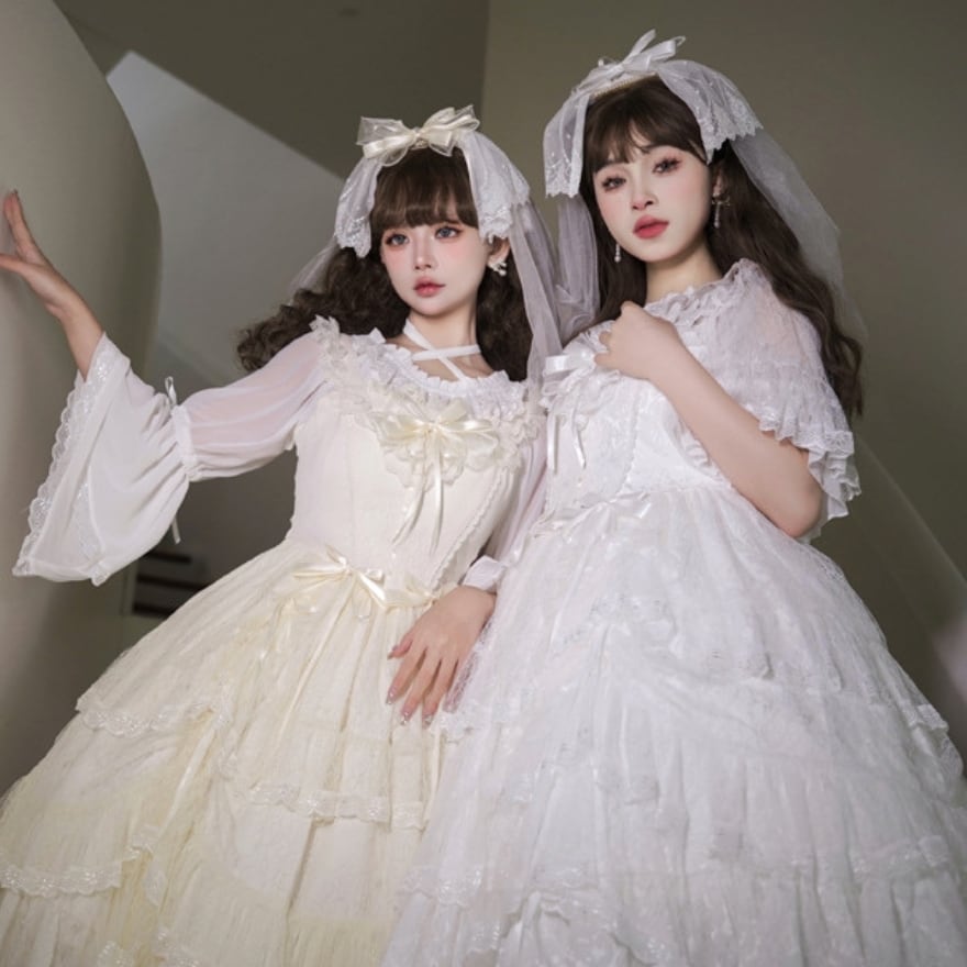 ゴスロリ通販 With U ジャンパースカート ゆめかわ ウエディング