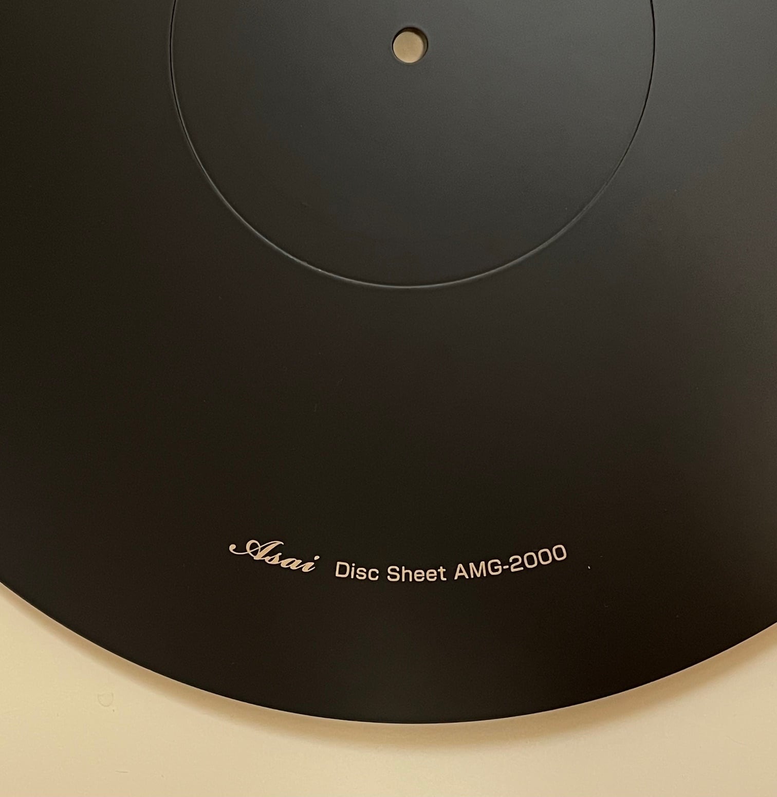 純マグネシウムターンテーブルシート 座繰り | aska audio(アスカ