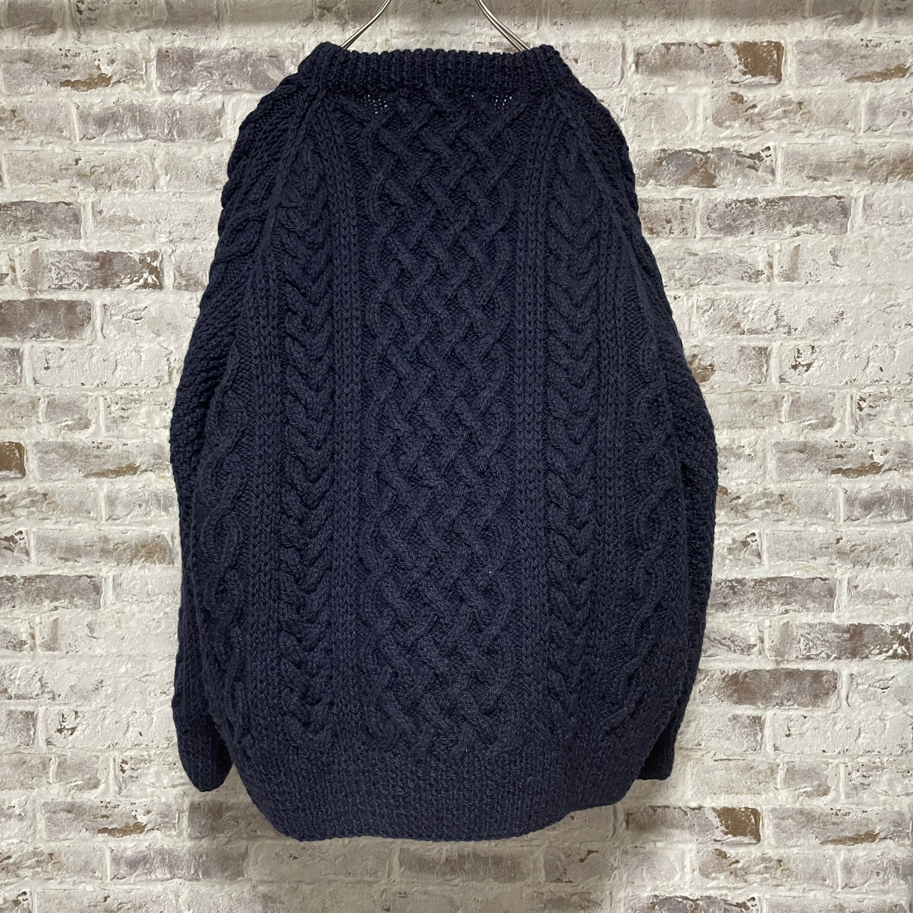 INVERALLAN】1A インバーアラン クルーネック アランセーター