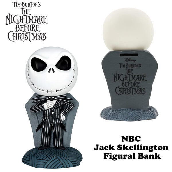 B244】ジャック スケリントン フィギュア バンク ナイトメア 貯金箱