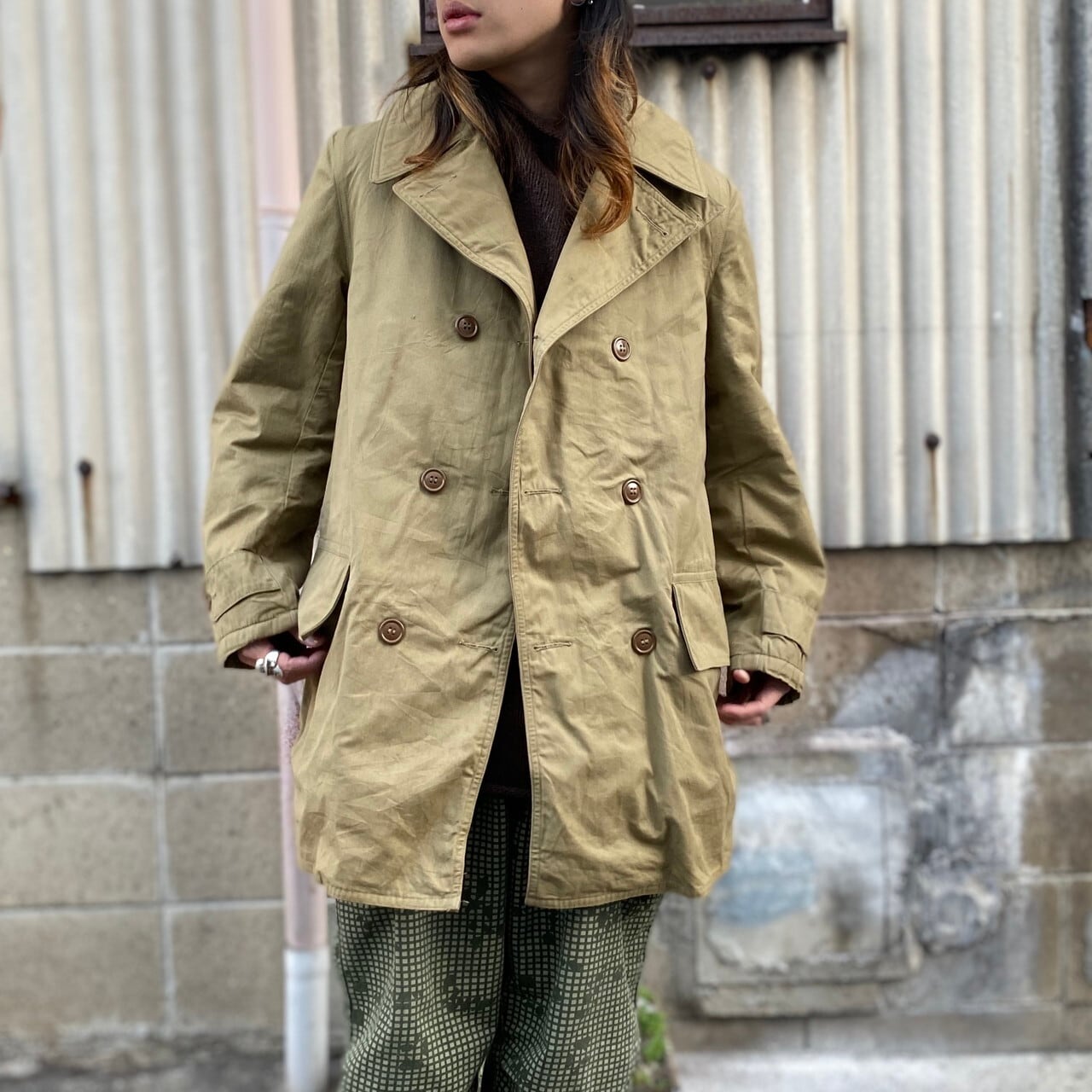 40年代 ビンテージ U.S.ARMY 米軍実品 M-43 ミリタリー マッキーノ