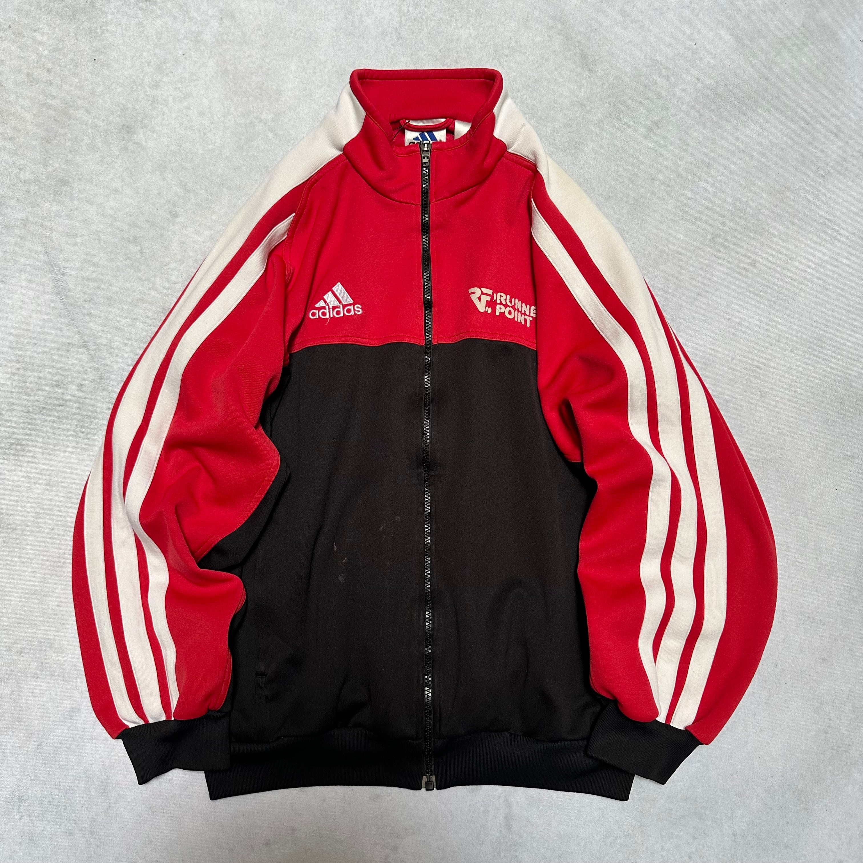 90's adidas Climalite トラックジャケット ジャージ 赤 | 古着屋DIGDIG