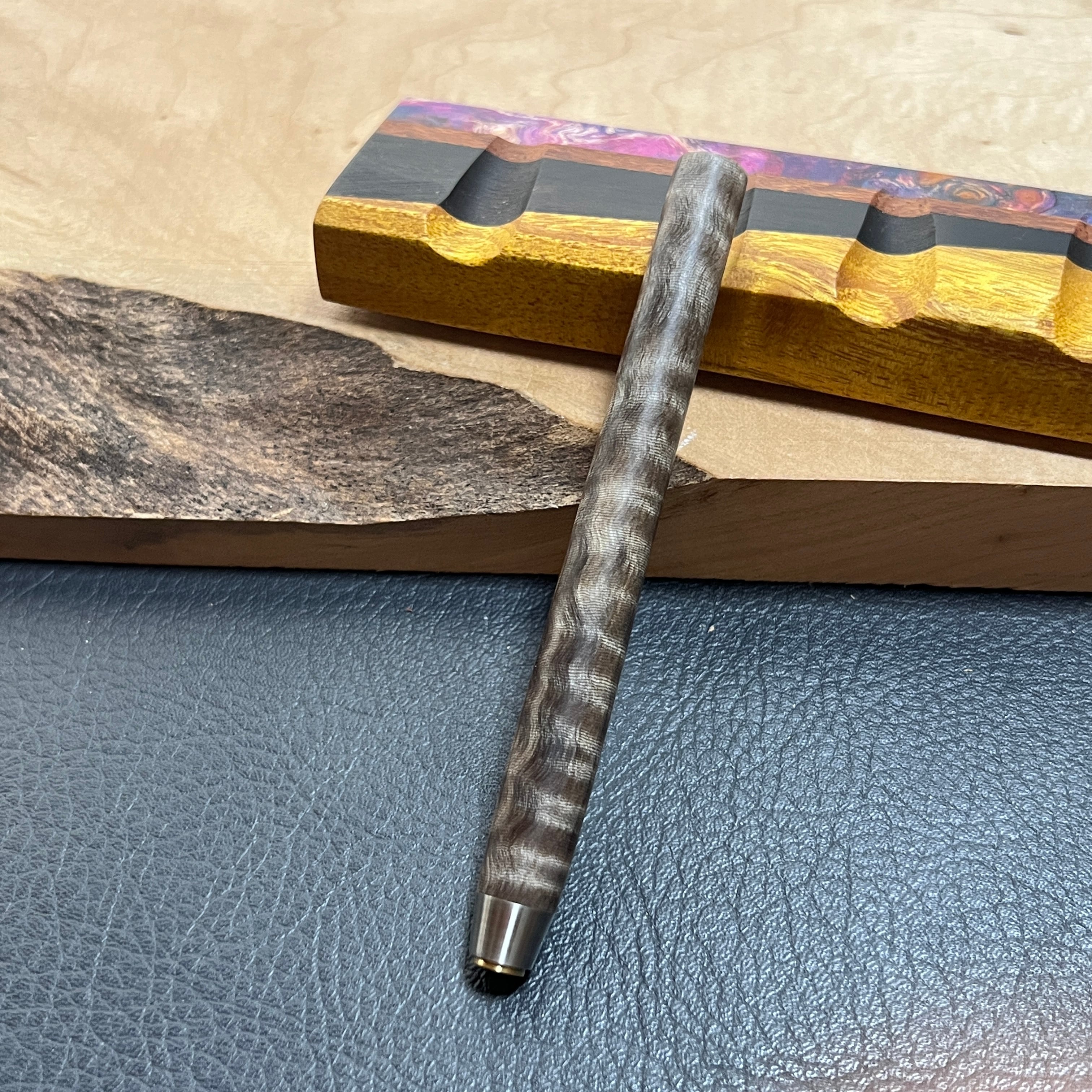 50栃縮杢スタビ PG-5用木軸 ステンレス | handwood