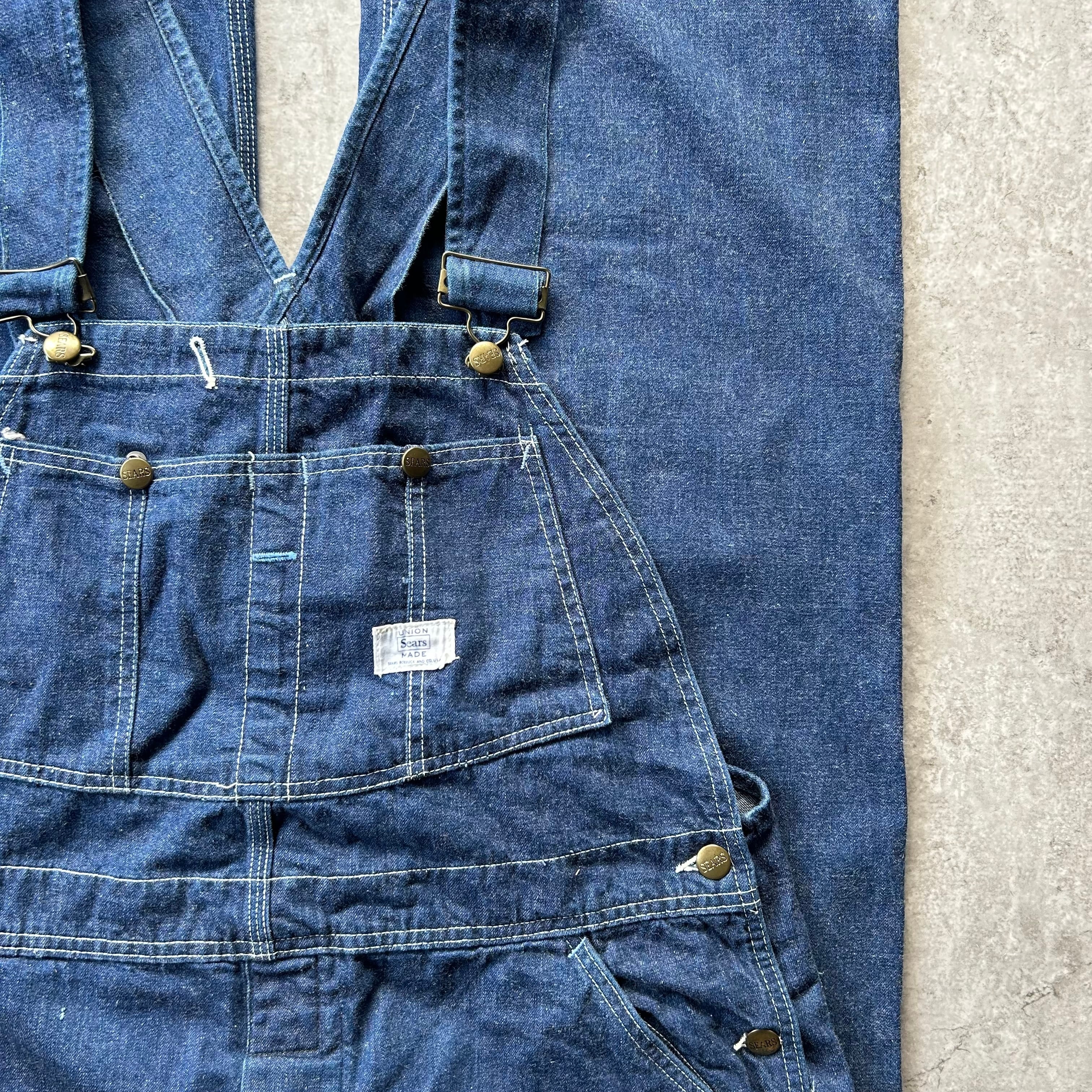 60s sears シアーズ オーバーオール 36-38w相当 濃紺 | 東京準備室