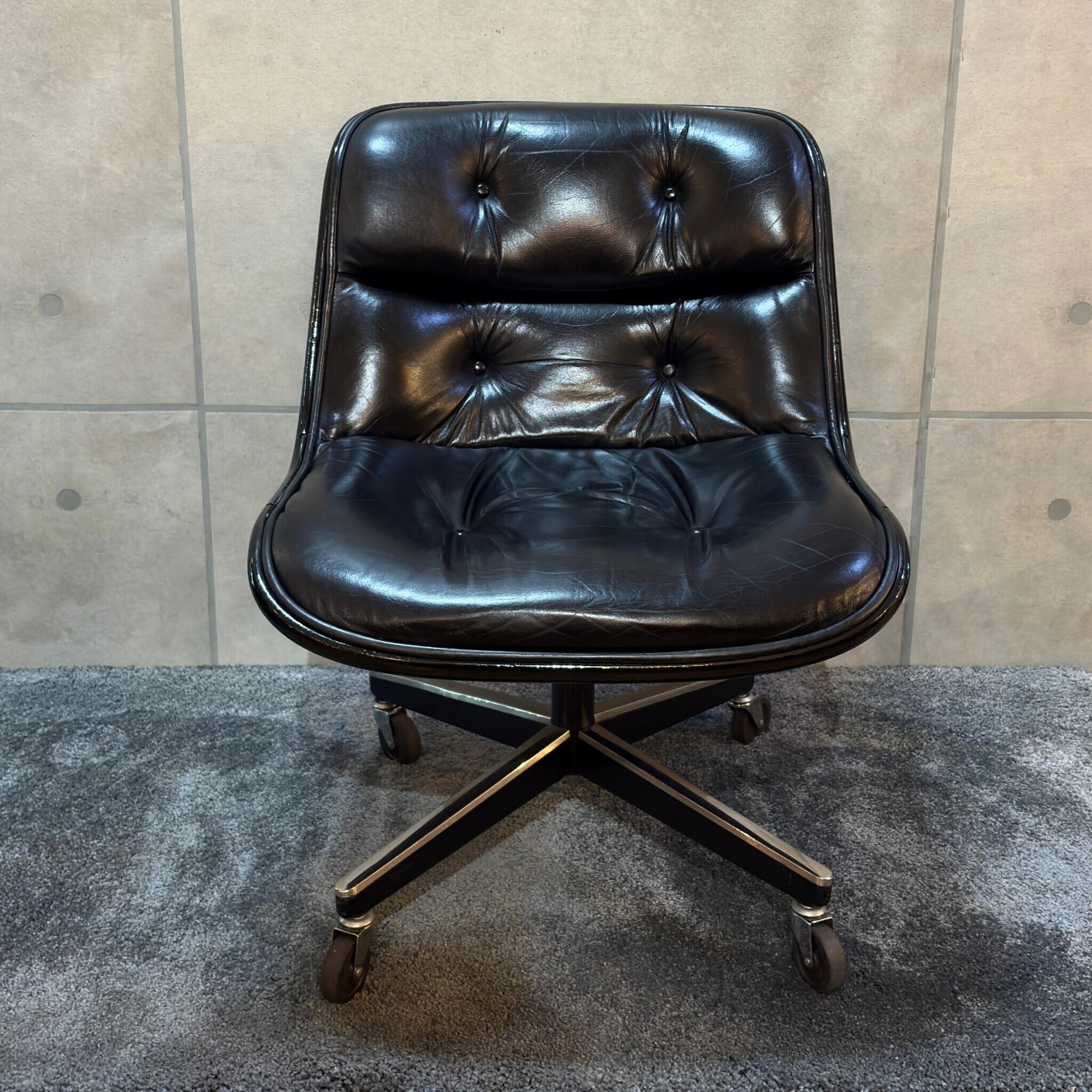 VINTAGE】Knoll（ノール） ポロックチェア (Pollock Executive Chair