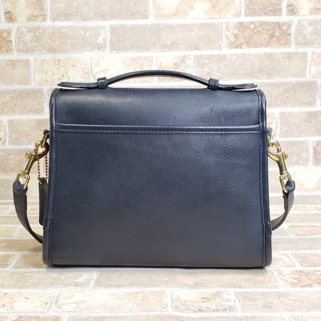 オールドコーチ ☆ USA製 レザー ターンロック 2WAY ショルダーバッグ