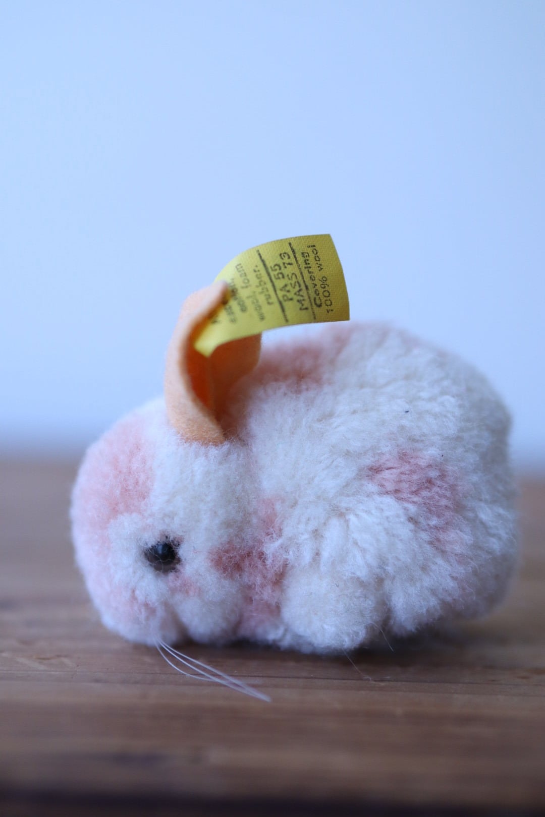 シュタイフ ポンポンうさぎ Steiff Woolen Rabbit 6㎝ ピンク