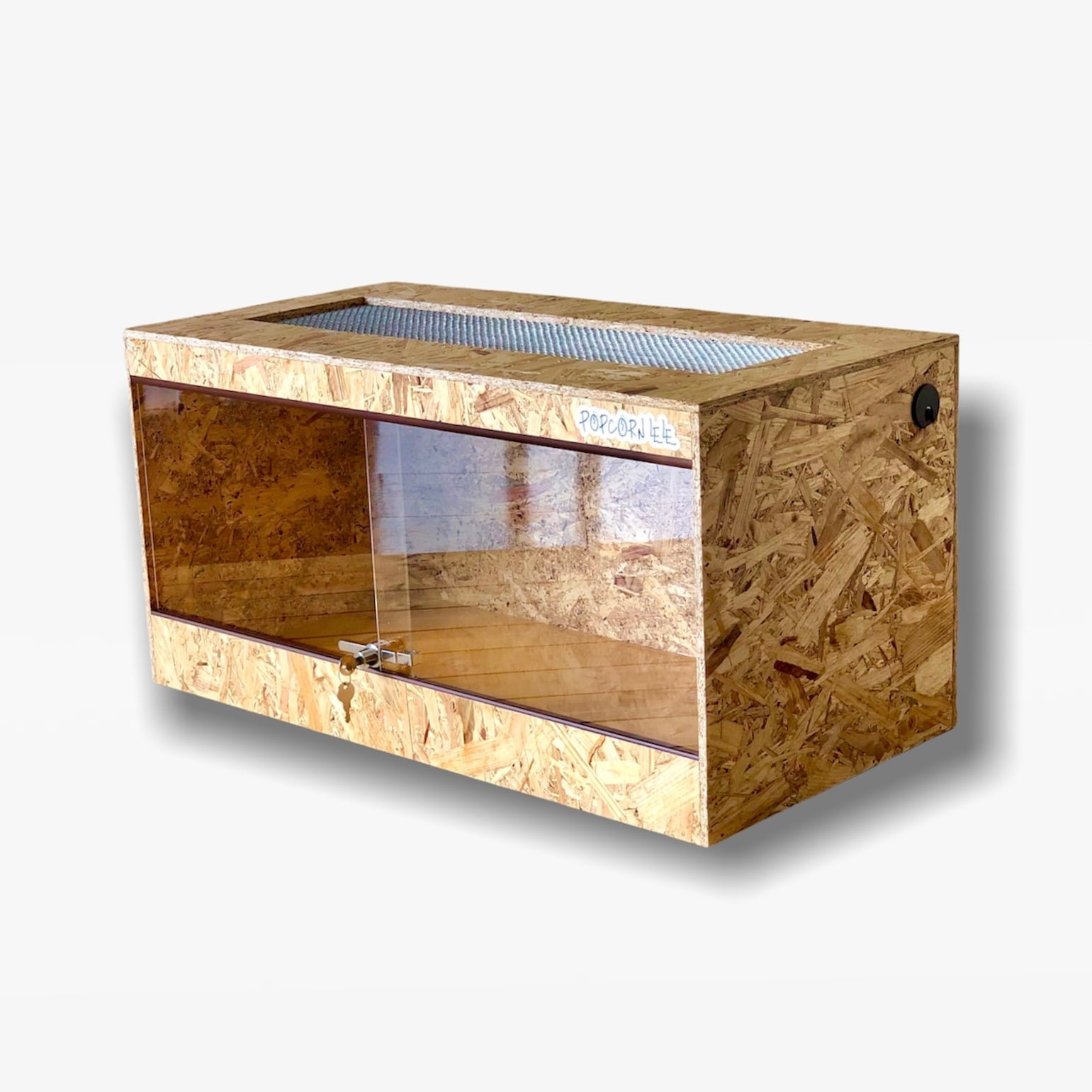 爬虫類ケージ 80×40×40㎝ 金網移動 通常より後ろに3㎝ 爬虫類ケージ 80