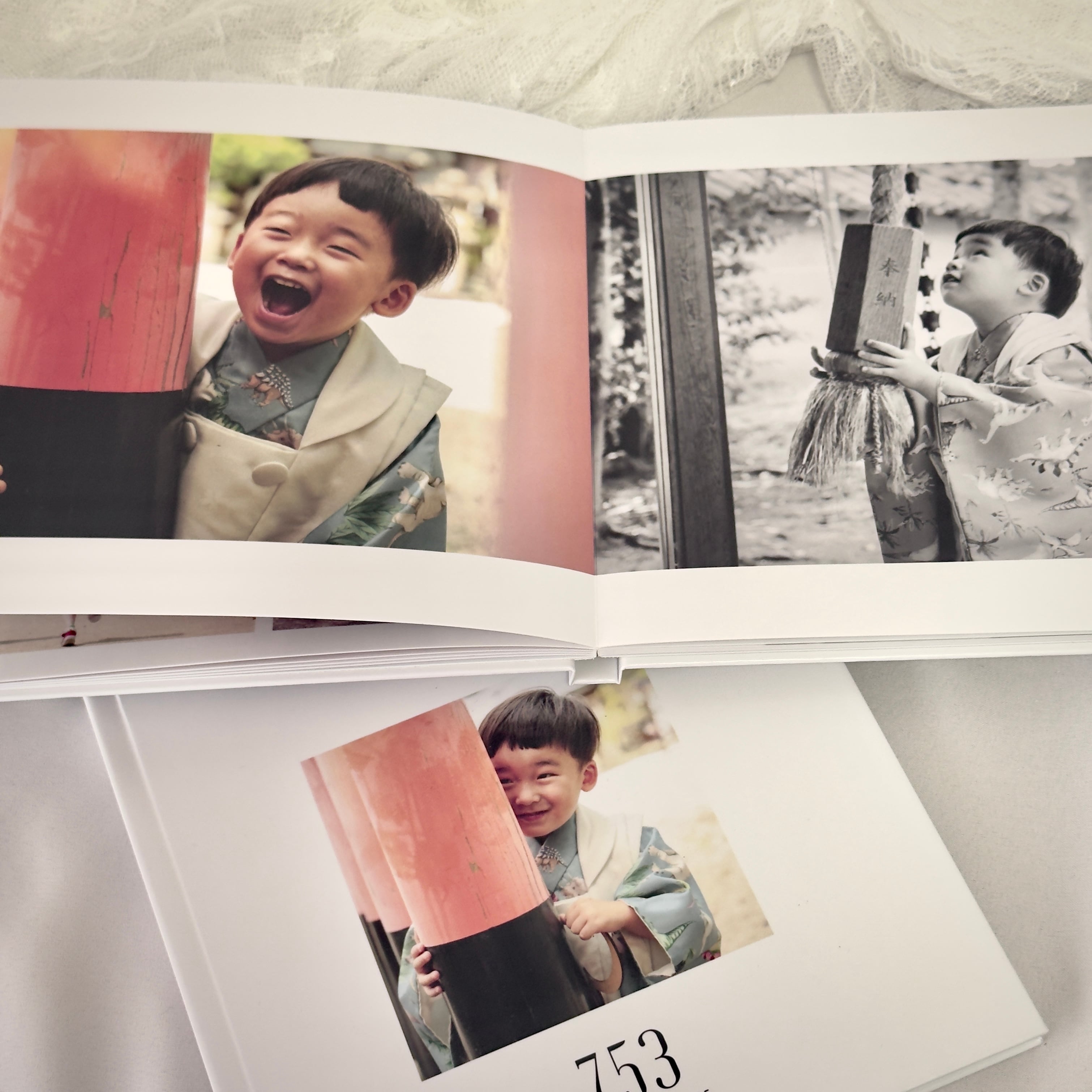 七五三フォト アルバム BASIC 18p 31-50cut［表紙写真あり］ | 七五三