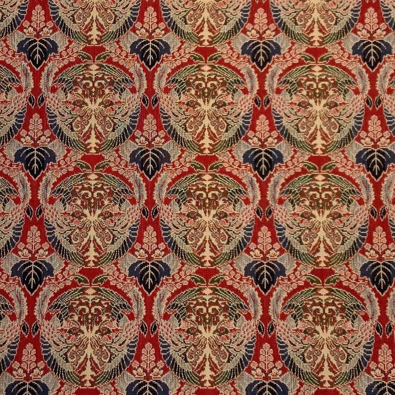 出帛紗 桐に向鳳凰丸文錦 [龍村織物裂］ | 茶道帛紗 大阪有香