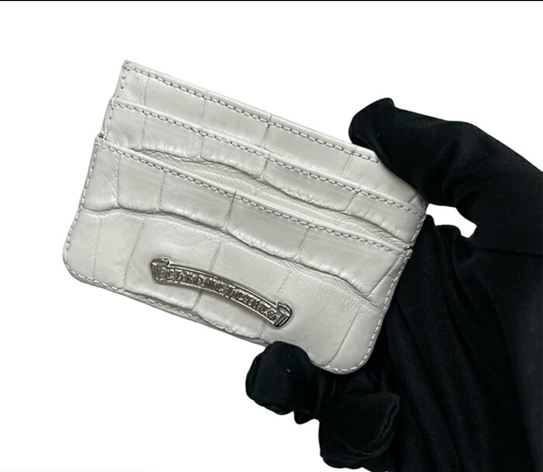 CHROME HEARTS クロムハーツ Crocodile Leather Card Case