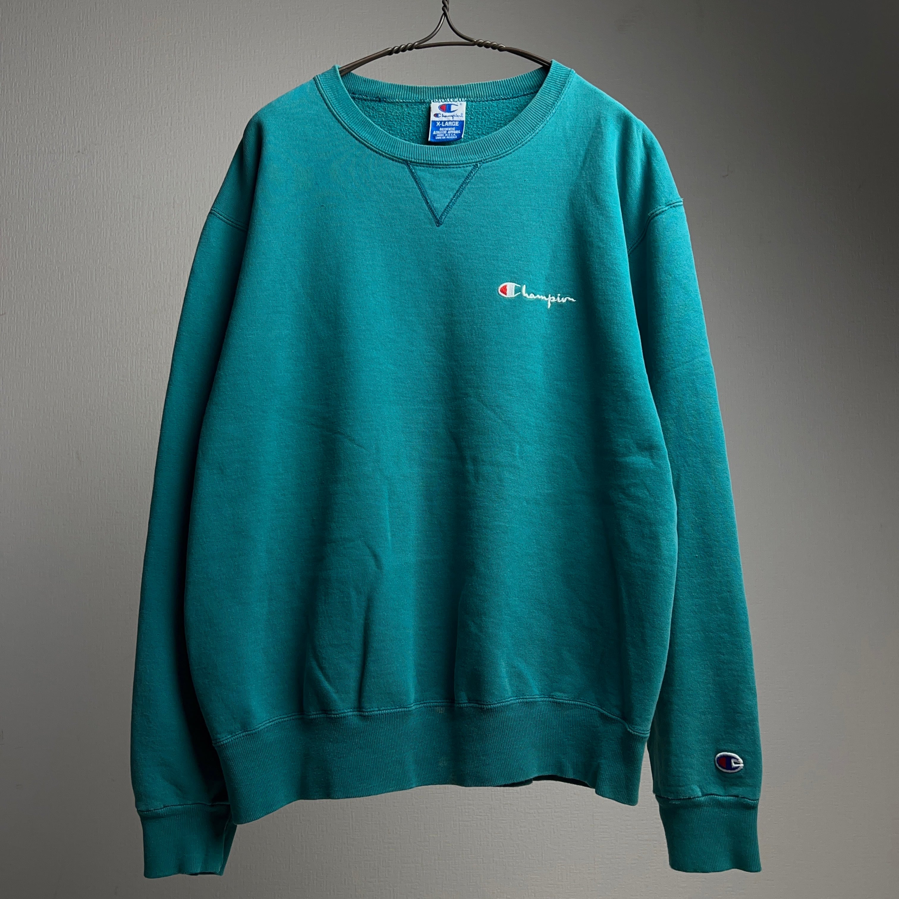 90's Champion Sweatshirt USA製 90年代 チャンピオン 刺繍 スウェット