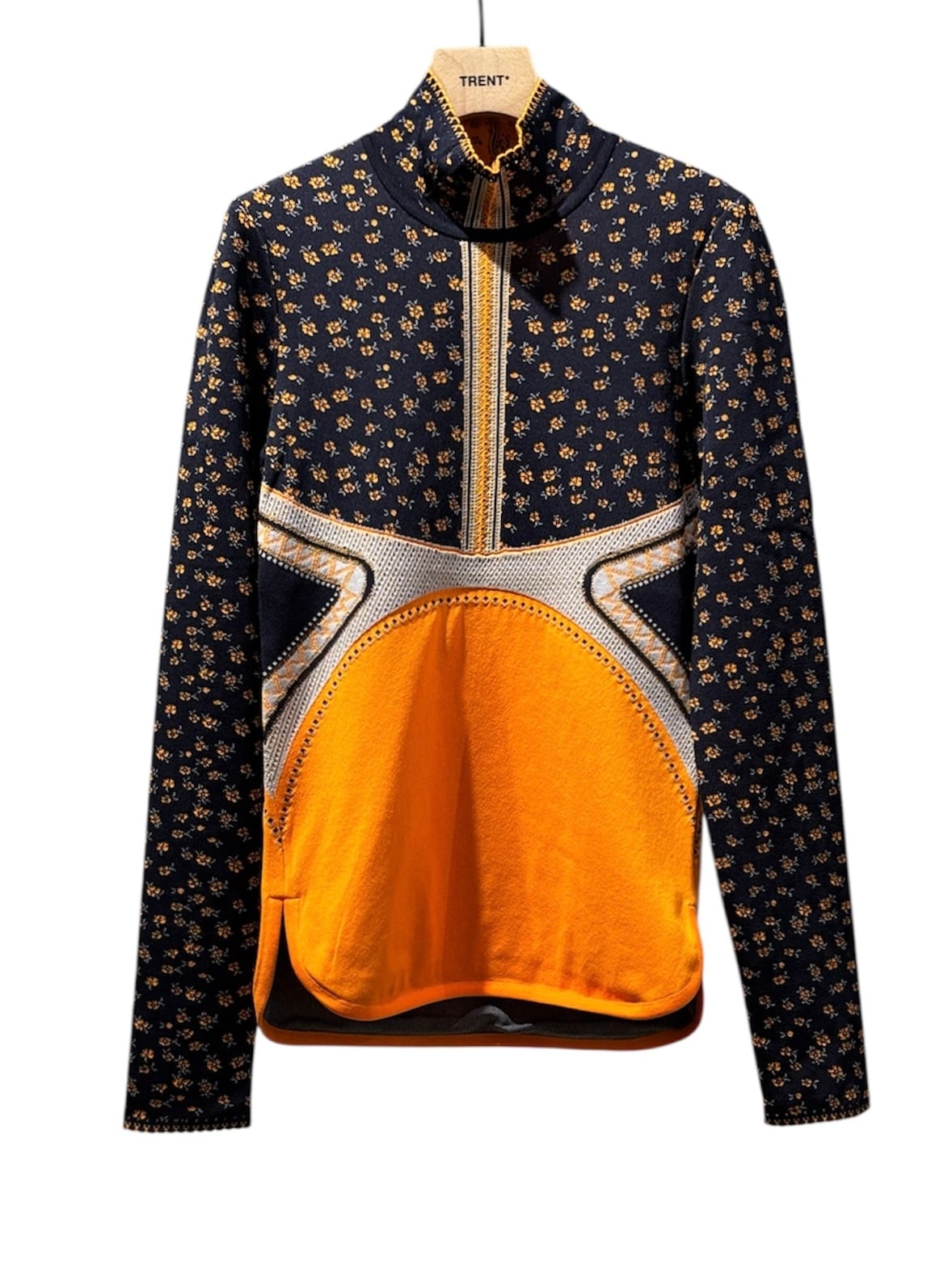 マメクロゴウチ ブラウス ゴールド花柄 25SS】Mame Kurogouchi マメ