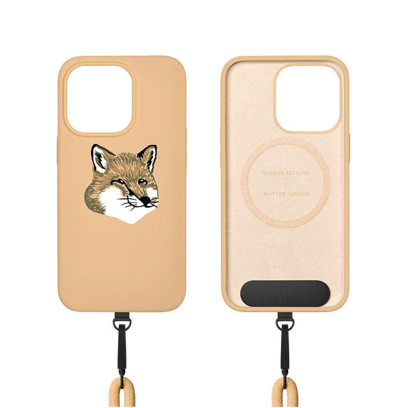 Maison Kitsune x Native Union MONOCHROME FOX HEAD SLING CASE FOR
