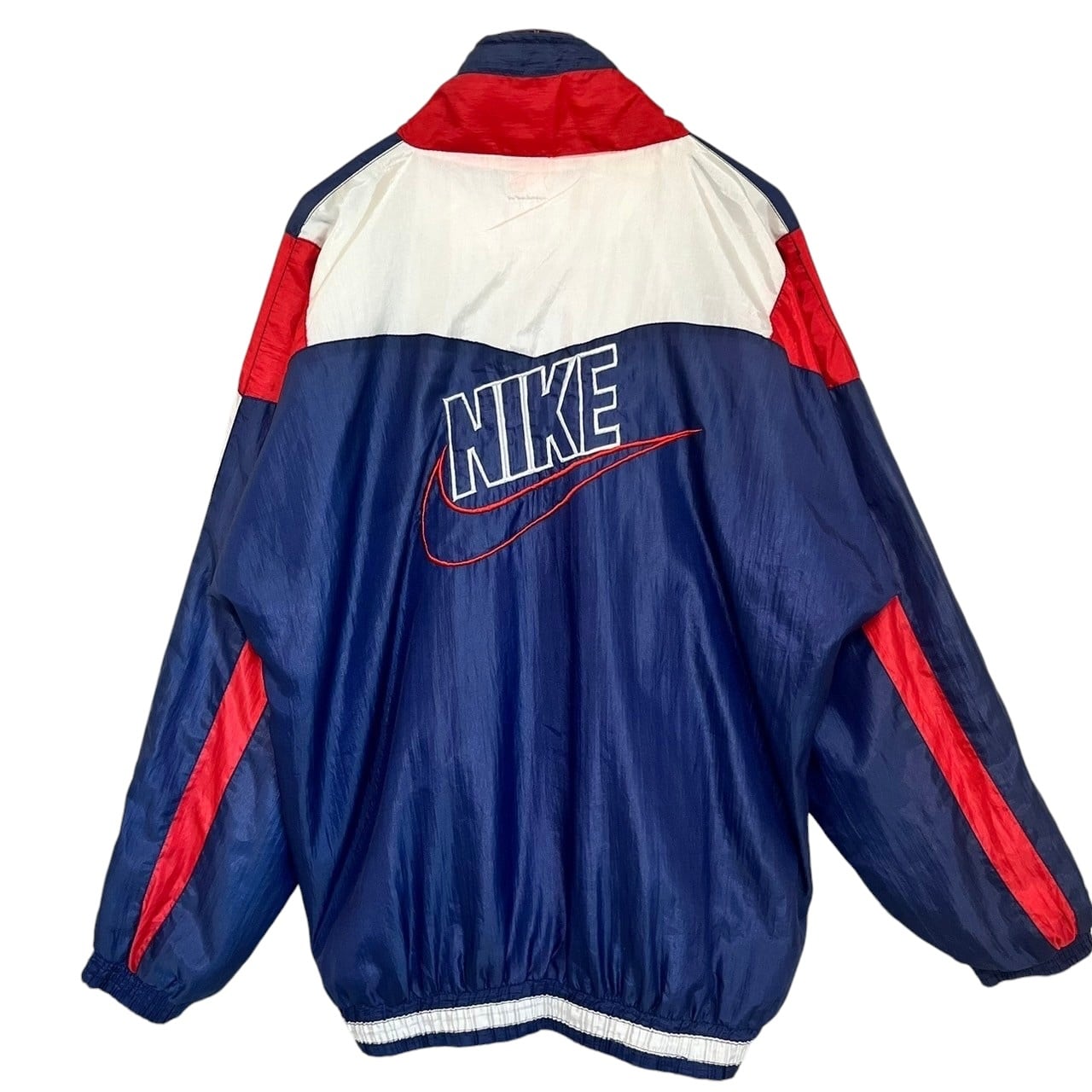 NIKE ナイキ ナイロンジャケット 刺繍ロゴ バックロゴ USA製 90s
