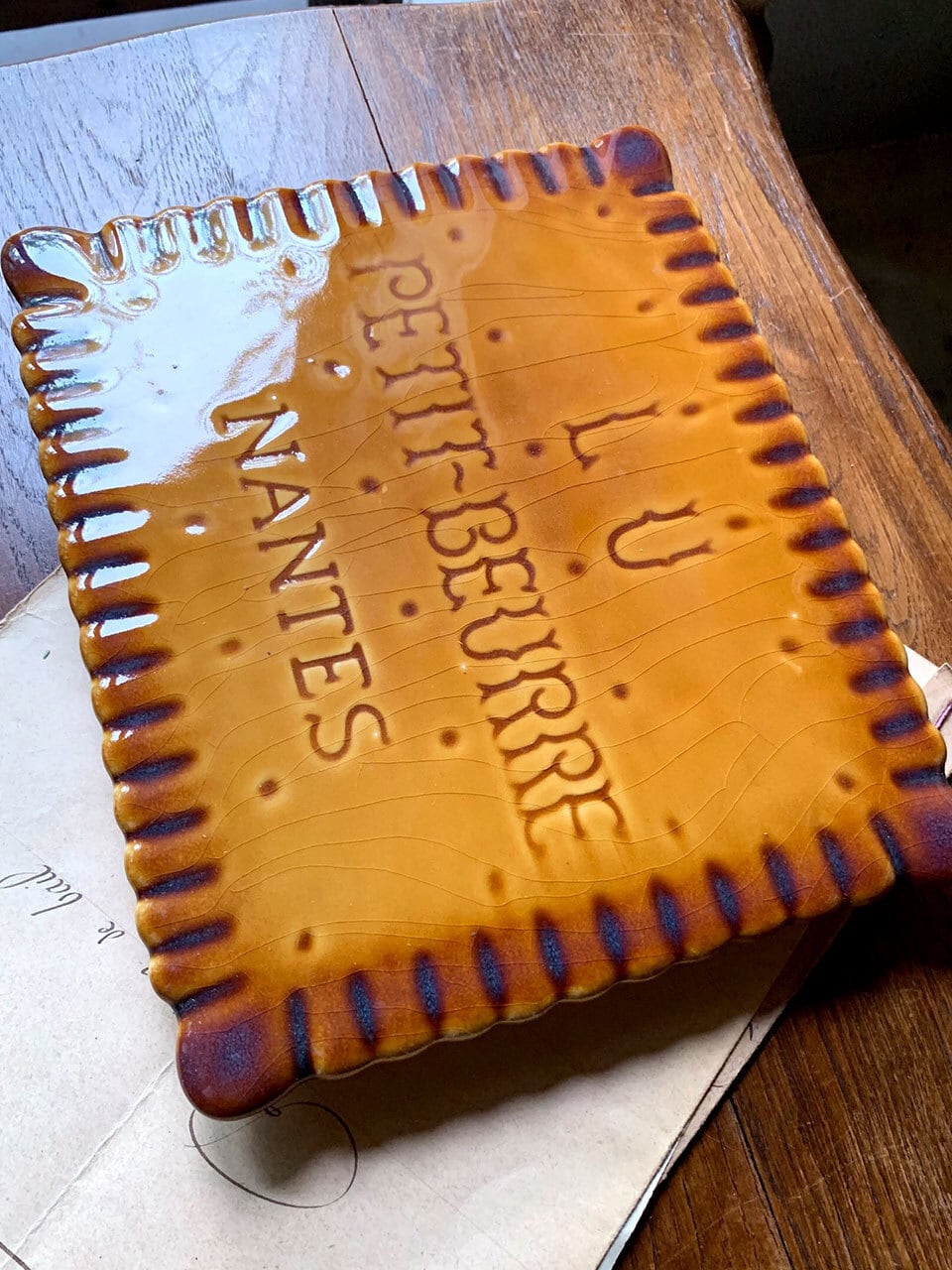 LU ビスケット プレート 陶器 | Brocante de La Cocotte （フランス