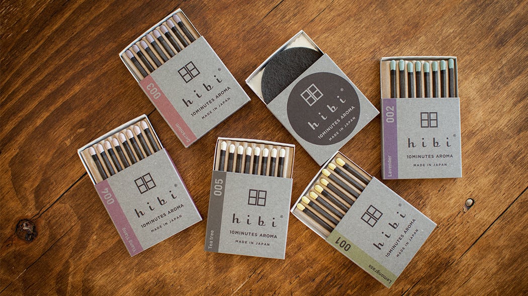 hibi 10MINUTES AROMA レギュラーボックス | 神戸マッチ | マッチ専門