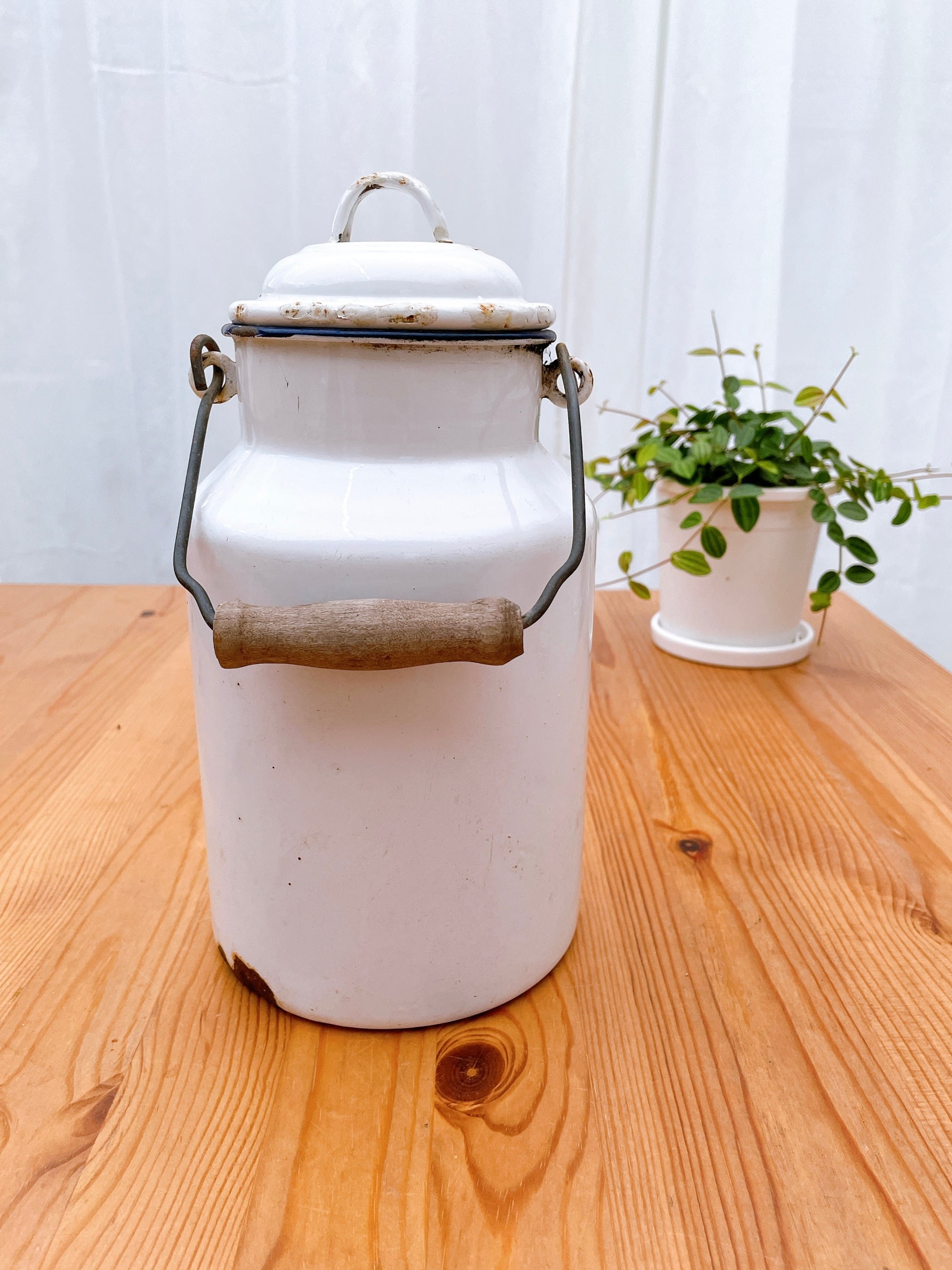 アンティーク ホーローミルクポット | La Paisible Anne