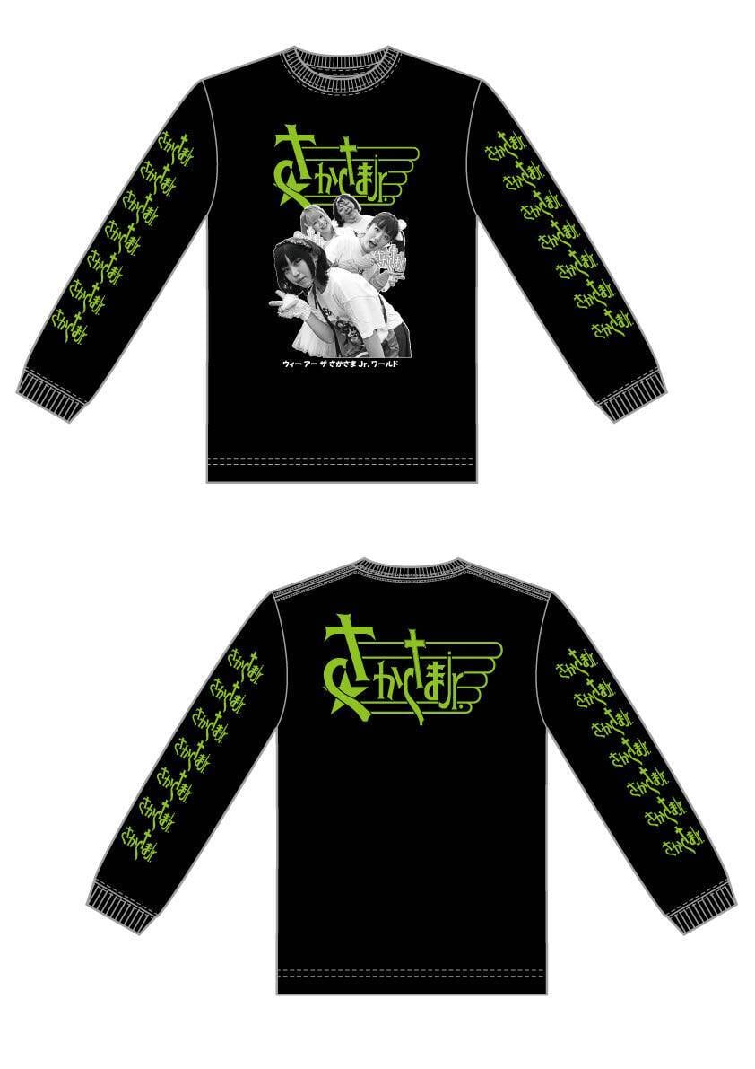さかさまJr. ロングスリーブTシャツ | HELLO FROM THE GUTTER online shop